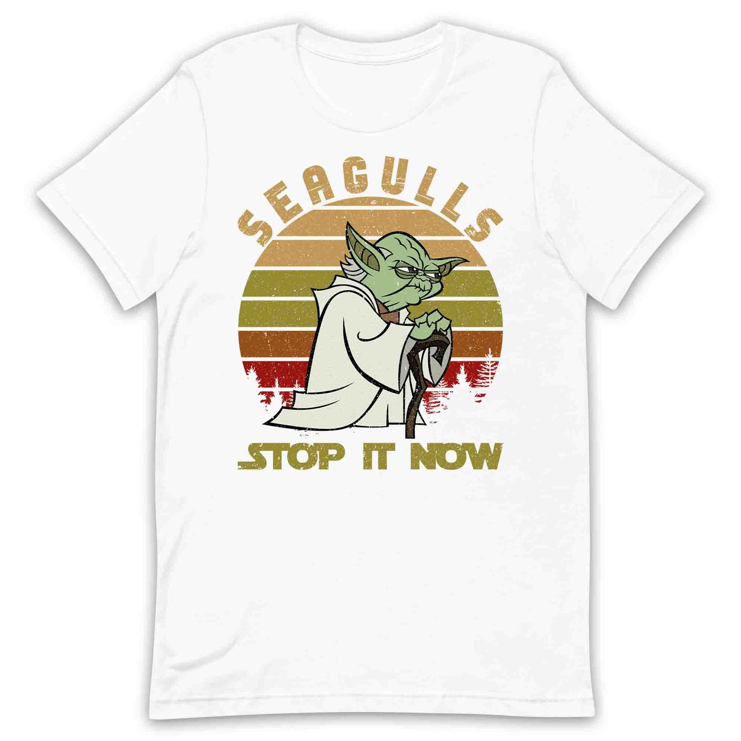 Star Wars Mandalorian T-Shirt | Yoda Meme Jumper | Seagulls Stop It Now Hoodie | Disney Star Wars Tee | PRODUCT CODE: STBRPONCWY
