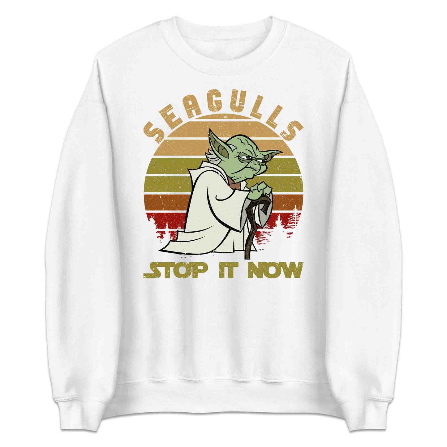 Star Wars Mandalorian T-Shirt | Yoda Meme Jumper | Seagulls Stop It Now Hoodie | Disney Star Wars Tee | PRODUCT CODE: STBRPONCWY