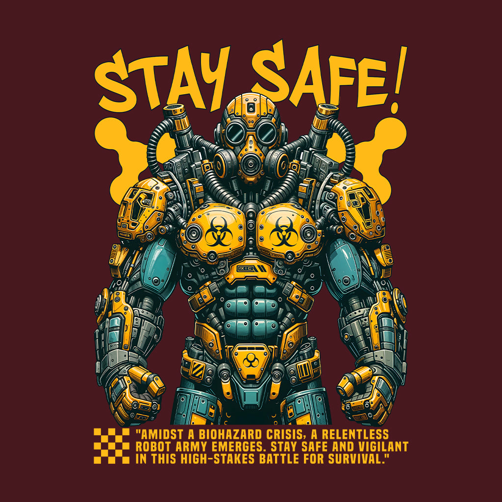 Stay Safe Biohazard Robot Gas Mask Industrial Robot Army | PRODUCT CODE: STFSBHRZRDBTO