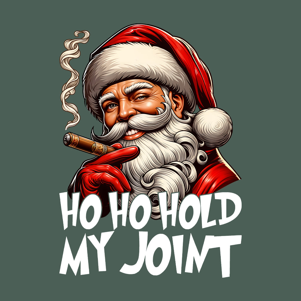 Christmas Cannabis Santa Hold My Joint Xmas | PRODUCT CODE: STNAHLDJCH