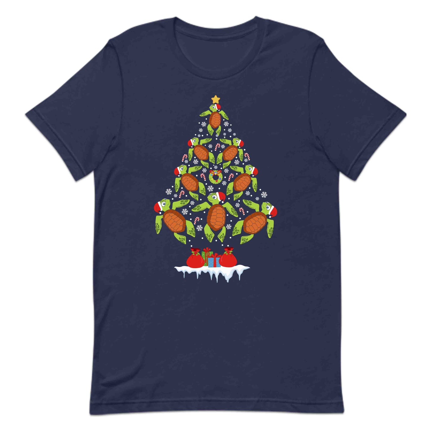 Sea Turtle Christmas Tree Xmas Turtle Ocean Lover | PRODUCT CODE: STRAECHXMAF