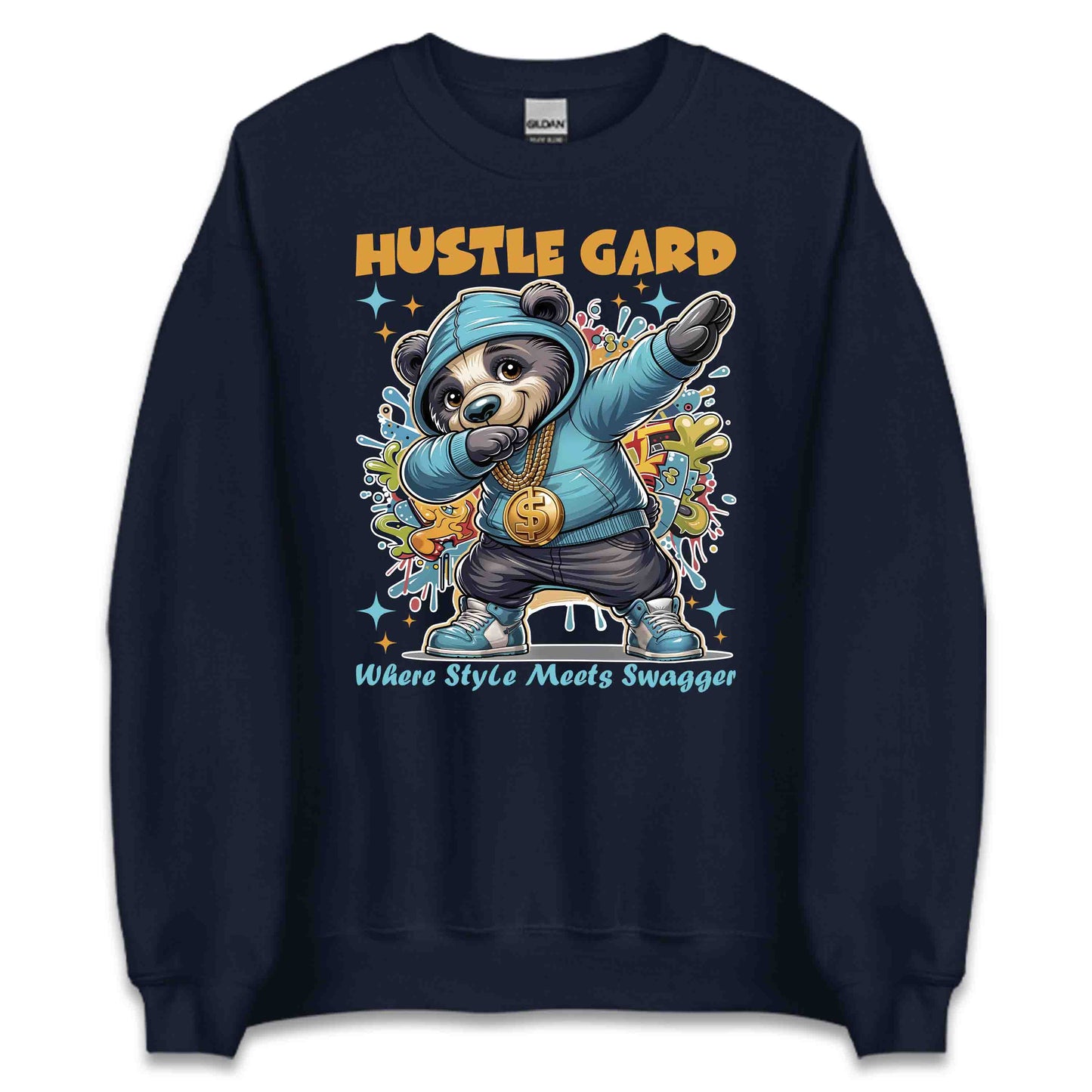 Streetwear Panda Dab Hustle Gard Urban Hip-Hop Style | PRODUCT CODE: STRWBRPNDHL