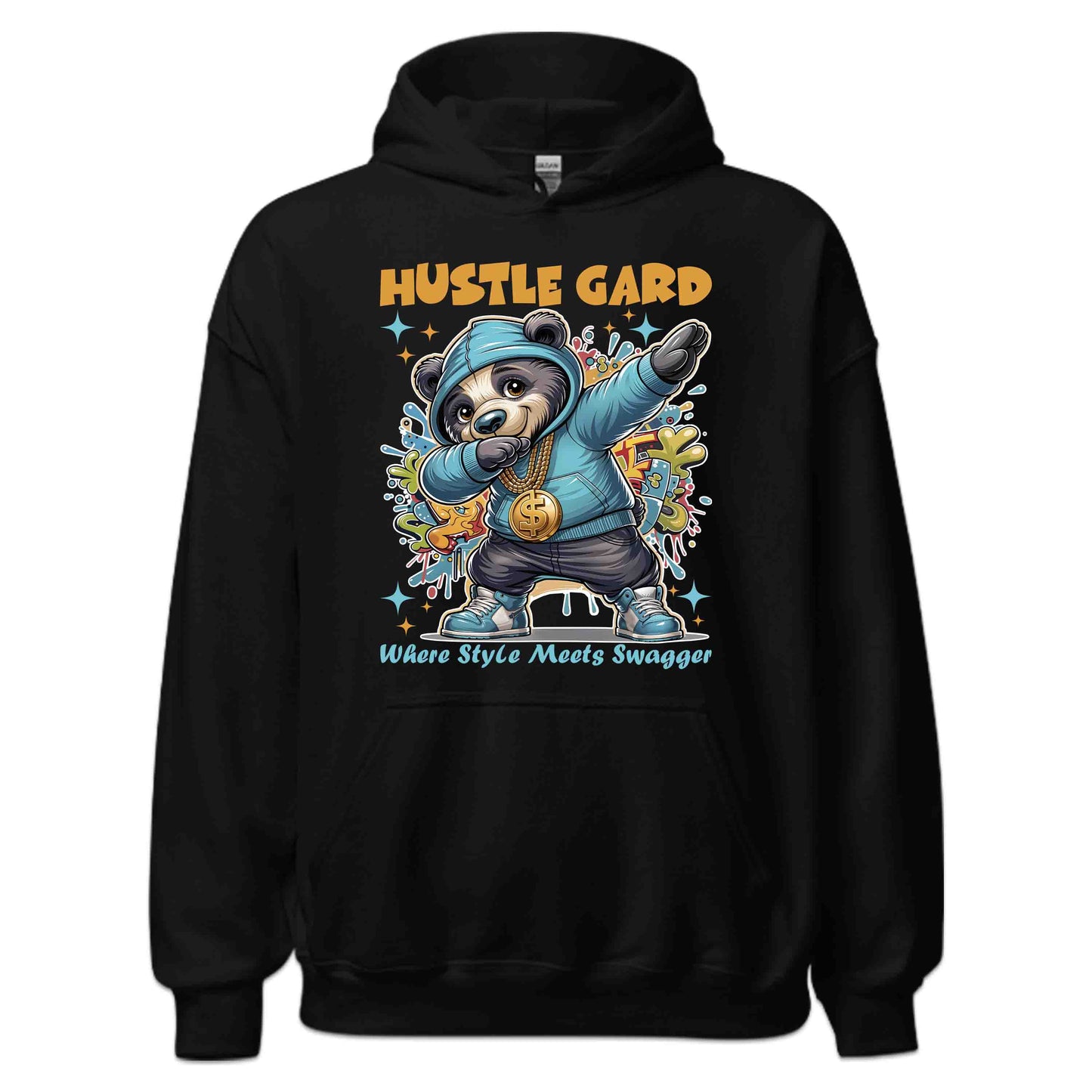 Streetwear Panda Dab Hustle Gard Urban Hip-Hop Style | PRODUCT CODE: STRWBRPNDHL