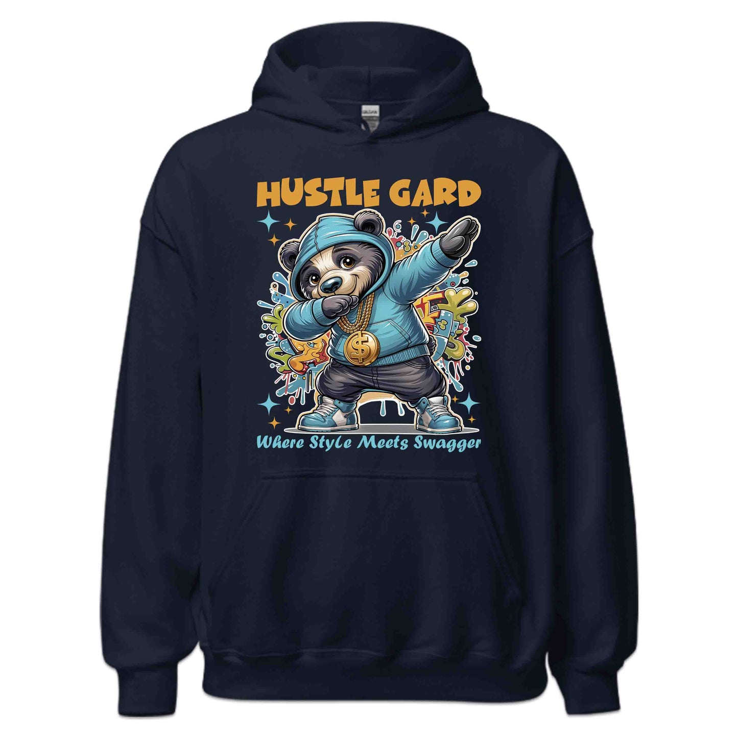 Streetwear Panda Dab Hustle Gard Urban Hip-Hop Style | PRODUCT CODE: STRWBRPNDHL
