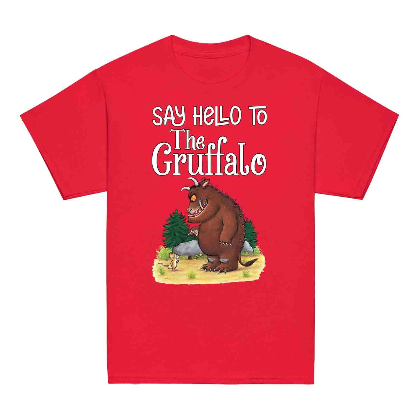 Say Hello to The Gruffalo Kids T-Shirt | Book Day Kids Jumper | Classic Storybook Cartoon Hoodie | PRODUCT CODE: STUERYCNGPF