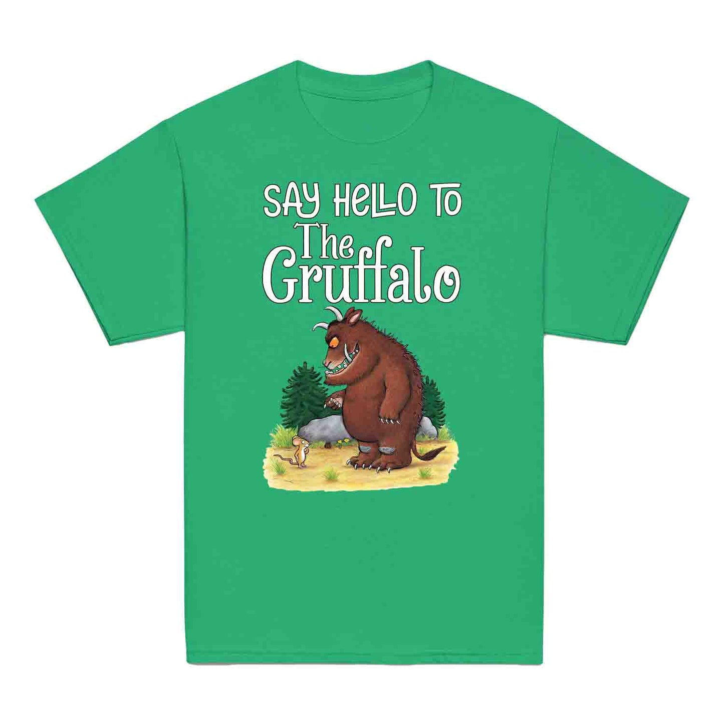 Say Hello to The Gruffalo Kids T-Shirt | Book Day Kids Jumper | Classic Storybook Cartoon Hoodie | PRODUCT CODE: STUERYCNGPF