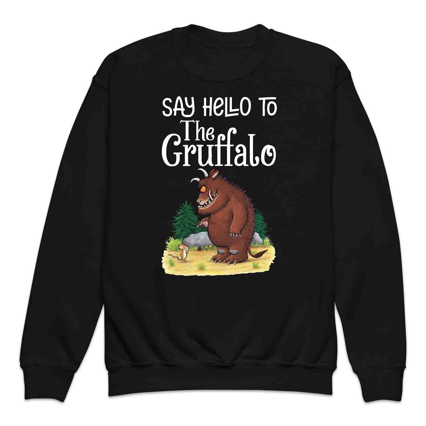 Say Hello to The Gruffalo Kids T-Shirt | Book Day Kids Jumper | Classic Storybook Cartoon Hoodie | PRODUCT CODE: STUERYCNGPF