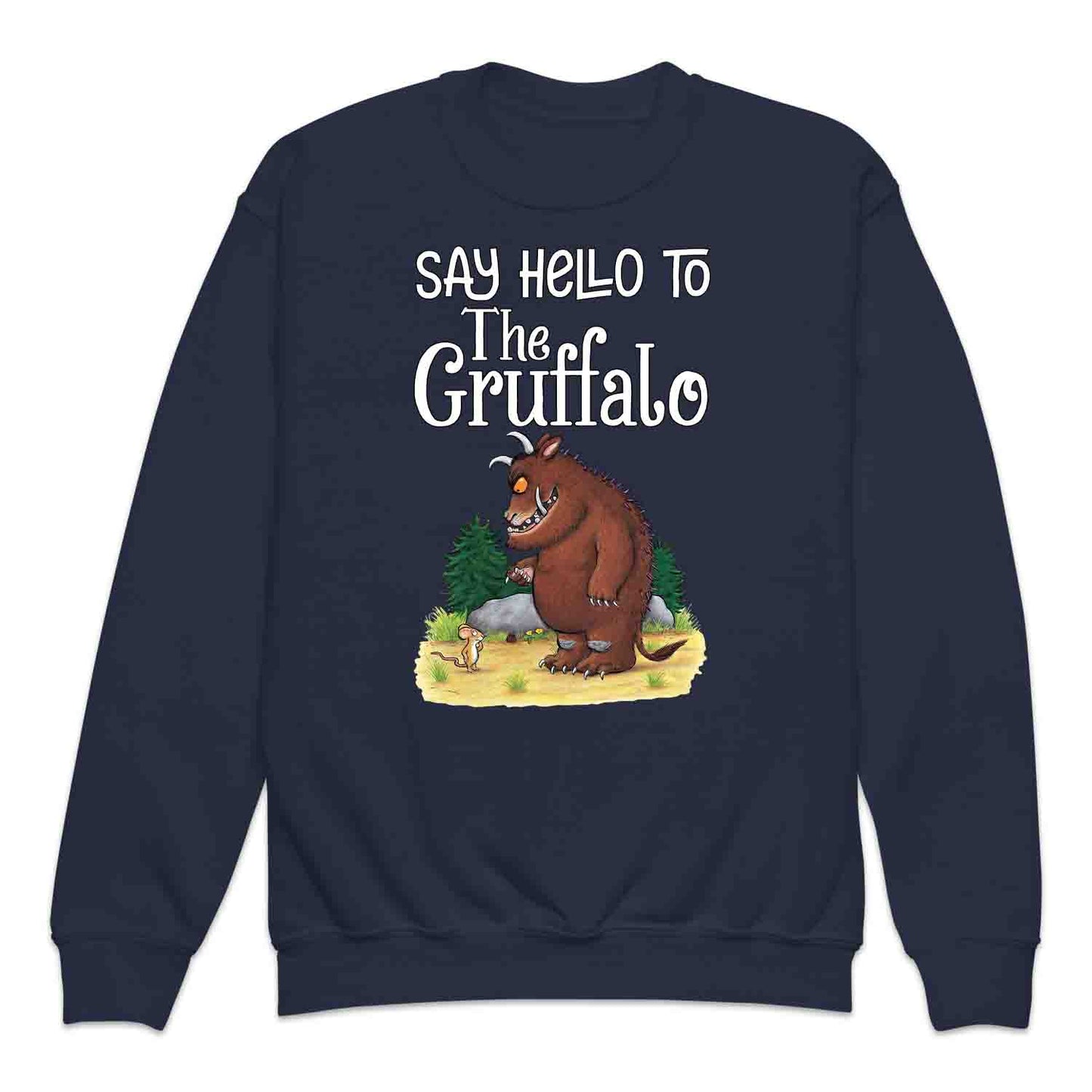 Say Hello to The Gruffalo Kids T-Shirt | Book Day Kids Jumper | Classic Storybook Cartoon Hoodie | PRODUCT CODE: STUERYCNGPF