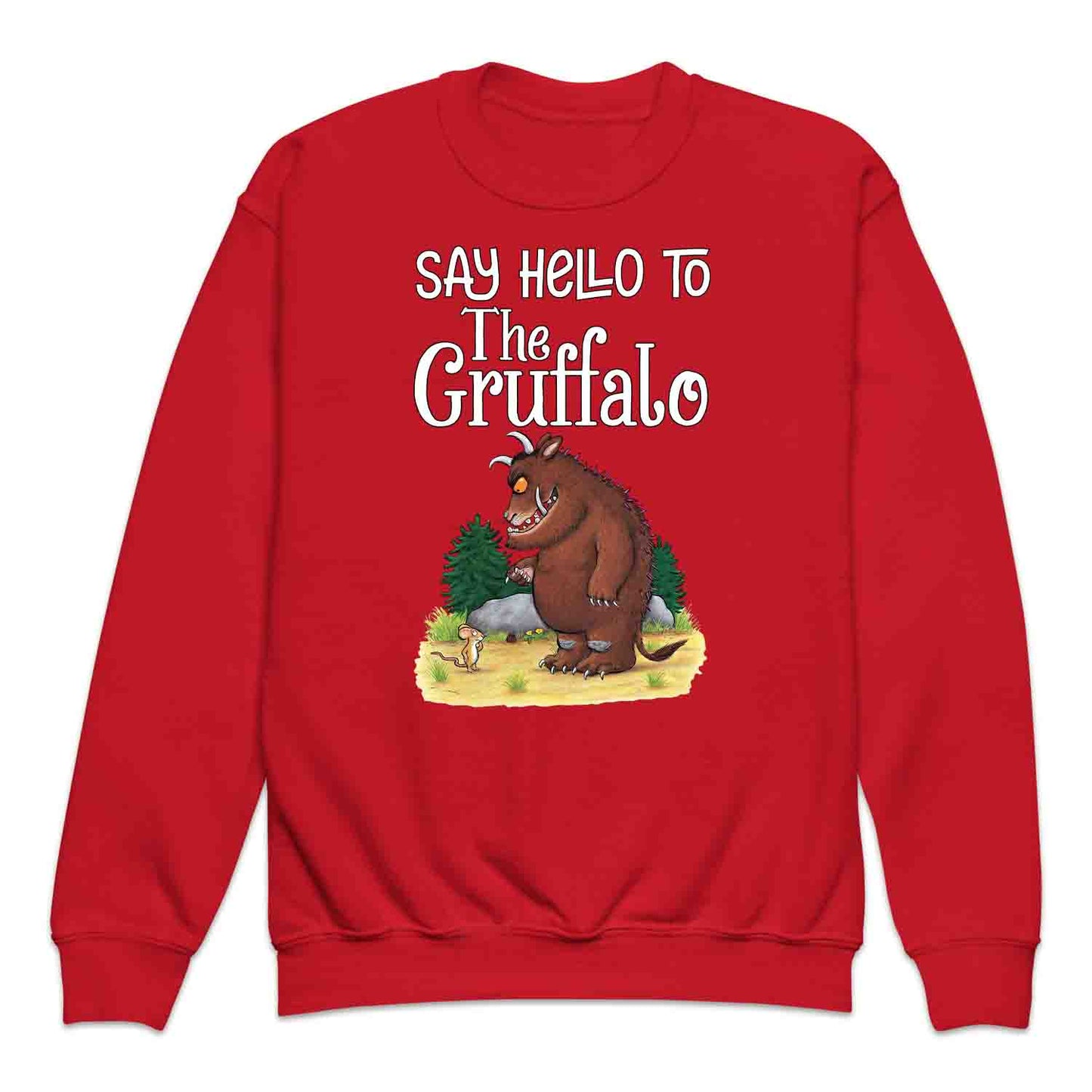 Say Hello to The Gruffalo Kids T-Shirt | Book Day Kids Jumper | Classic Storybook Cartoon Hoodie | PRODUCT CODE: STUERYCNGPF