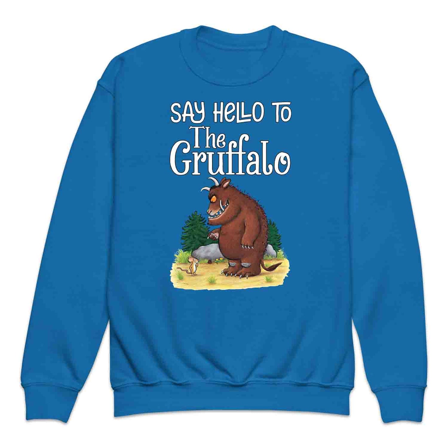 Say Hello to The Gruffalo Kids T-Shirt | Book Day Kids Jumper | Classic Storybook Cartoon Hoodie | PRODUCT CODE: STUERYCNGPF