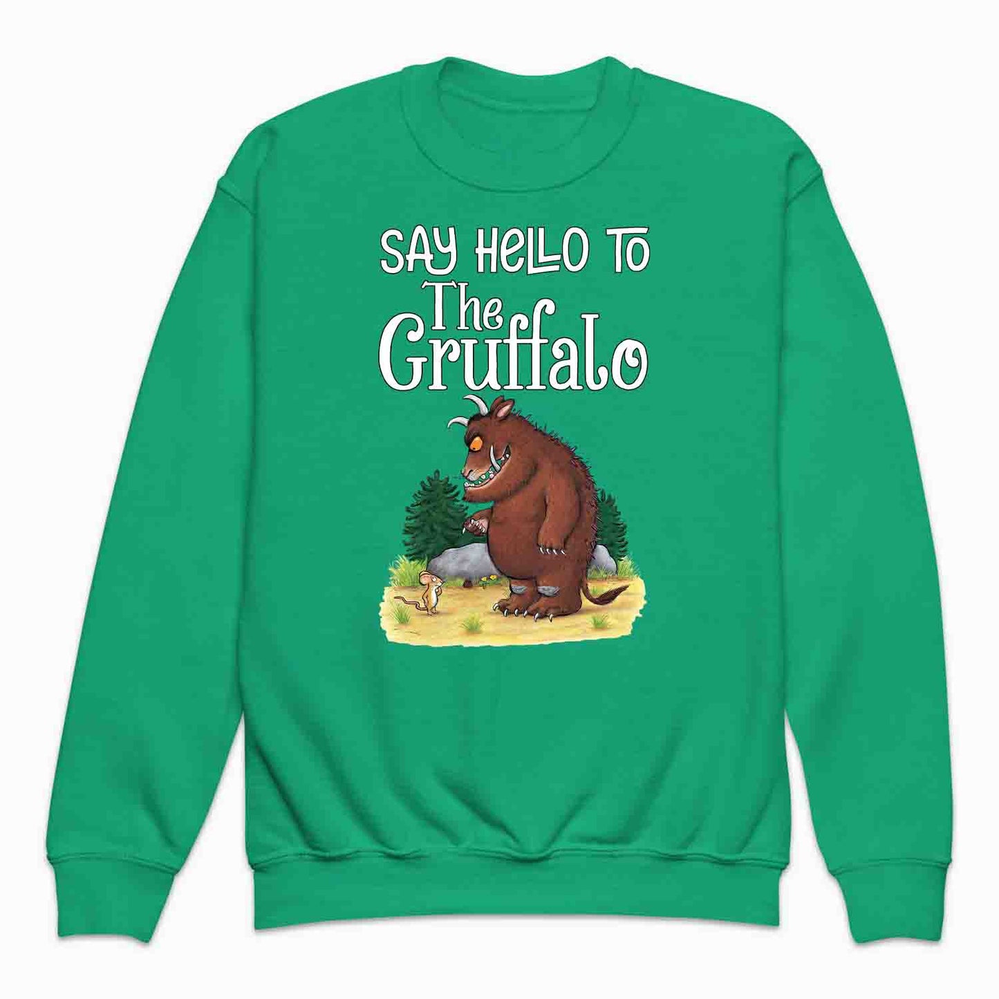 Say Hello to The Gruffalo Kids T-Shirt | Book Day Kids Jumper | Classic Storybook Cartoon Hoodie | PRODUCT CODE: STUERYCNGPF
