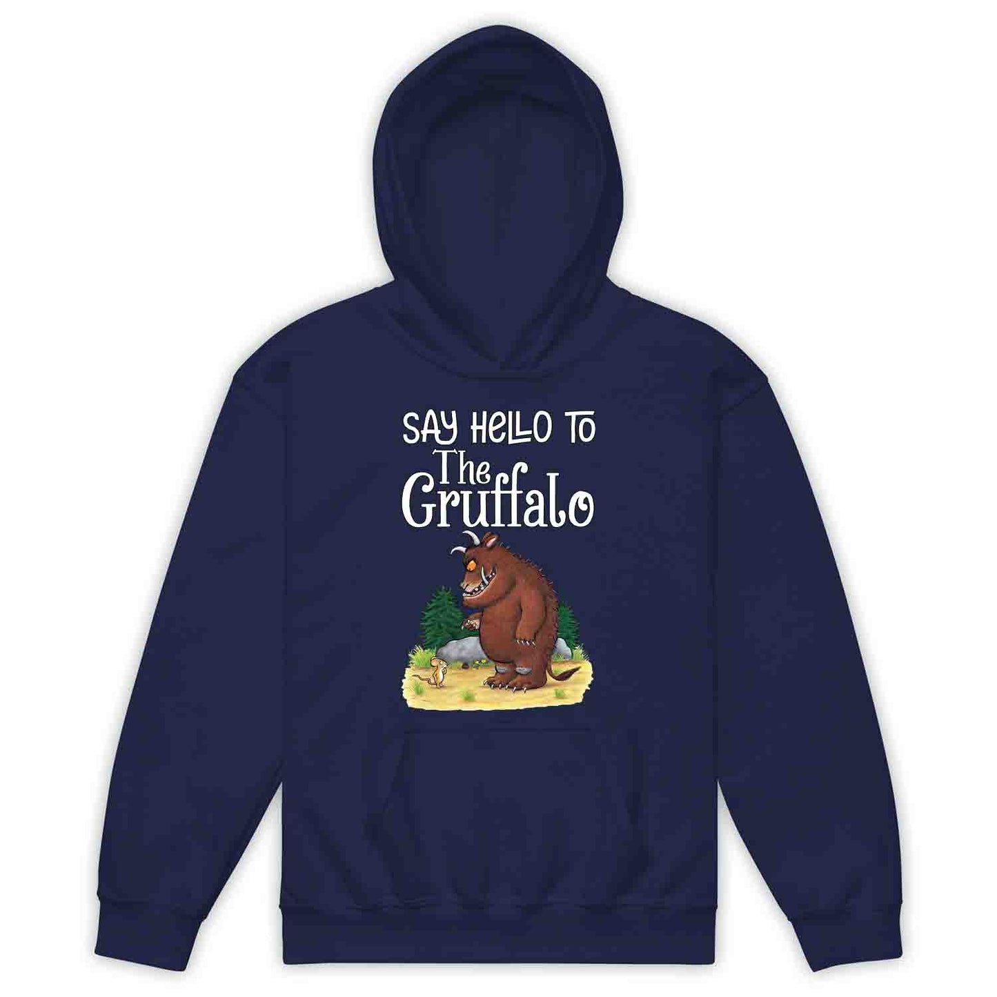 Say Hello to The Gruffalo Kids T-Shirt | Book Day Kids Jumper | Classic Storybook Cartoon Hoodie | PRODUCT CODE: STUERYCNGPF