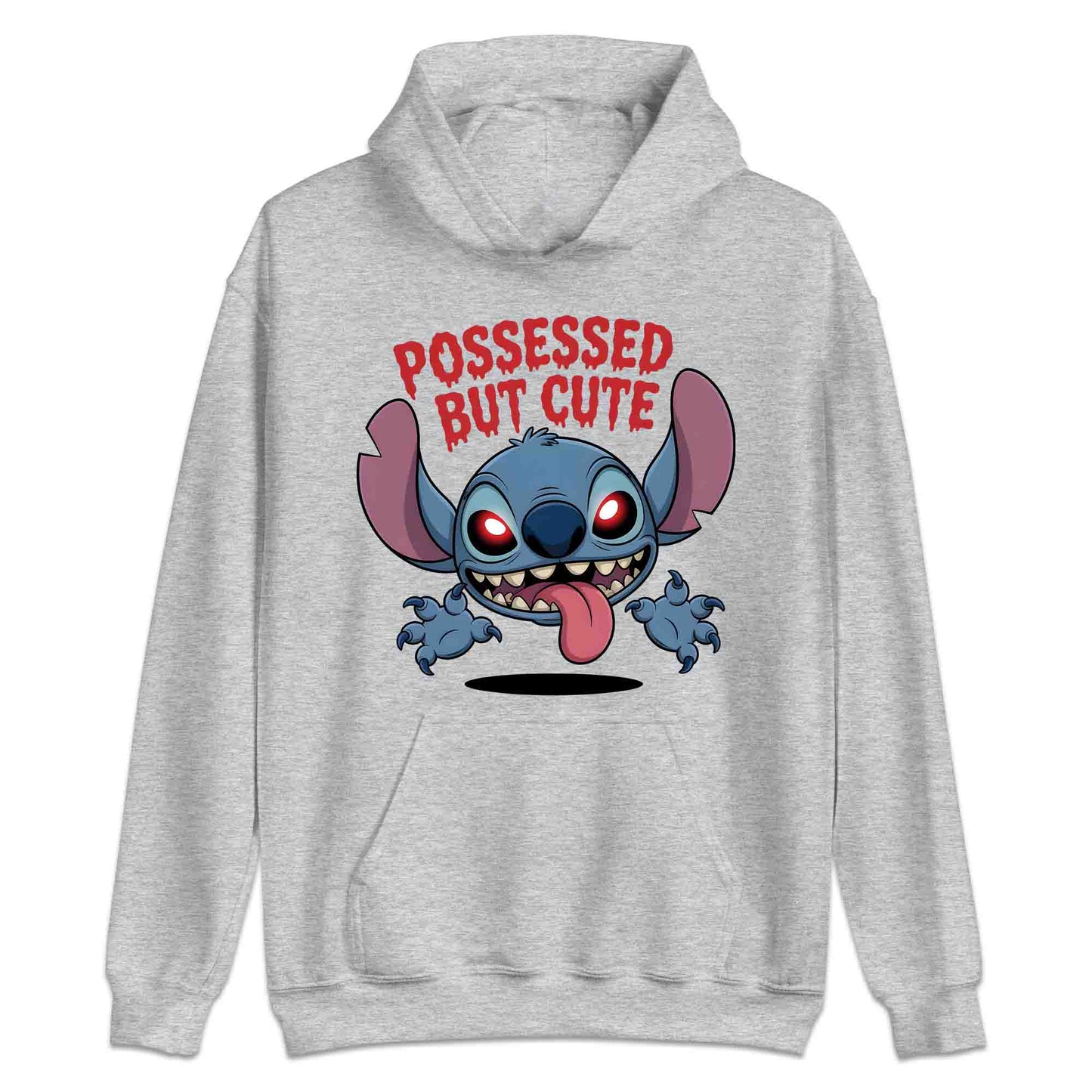 Stitch Possessed But Cute T-Shirt, Halloween Cartoon Sweatshirt, Kawaii Horror Hoodie | PRODUCT CODE: SUYWQPSA