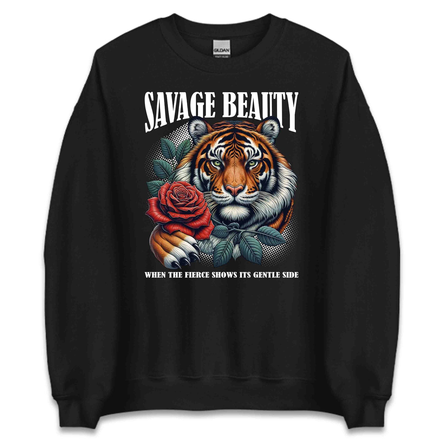 Savage Beauty Tiger Rose Fierce Wildlife Nature-Inspired | PRODUCT CODE: SVAGBTYGRSEF