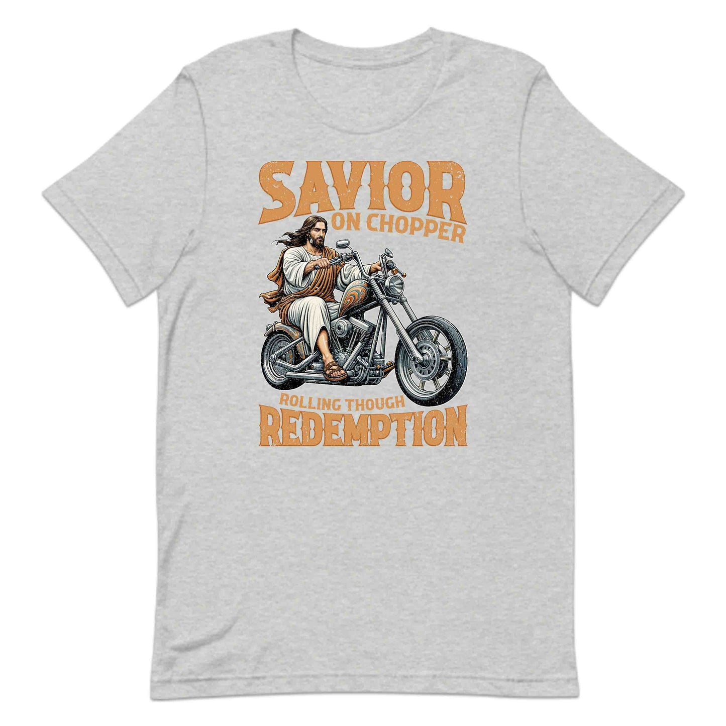 Savior On Chopper Jesus Riding Motorcycle Spiritual Biker | PRODUCT CODE: SVRNOCPEDNGMT