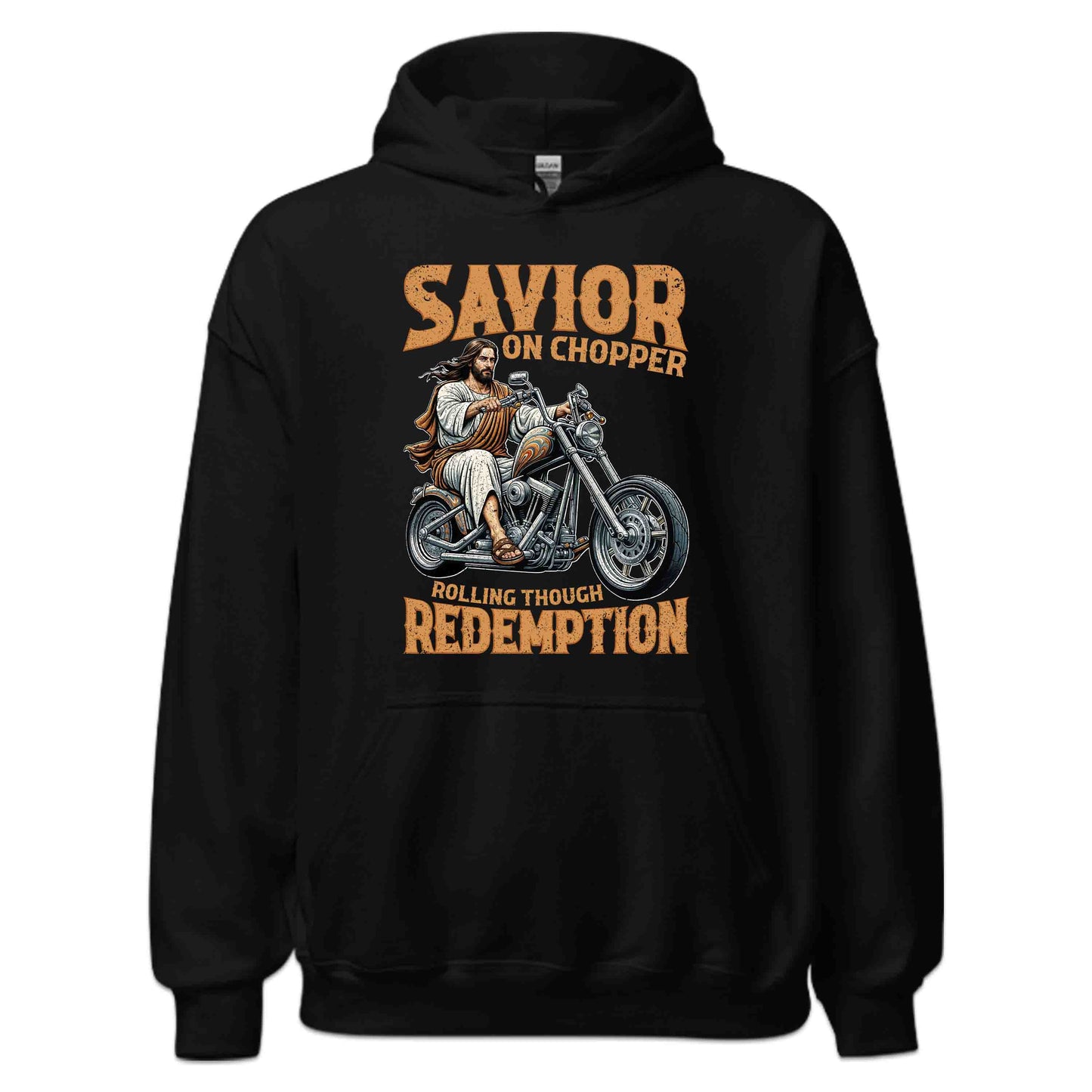Savior On Chopper Jesus Riding Motorcycle Spiritual Biker | PRODUCT CODE: SVRNOCPEDNGMT