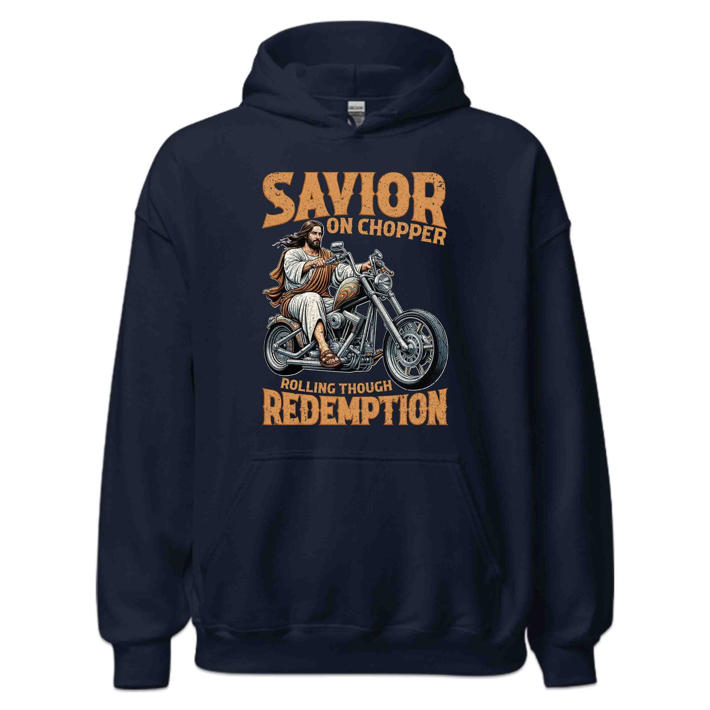 Savior On Chopper Jesus Riding Motorcycle Spiritual Biker | PRODUCT CODE: SVRNOCPEDNGMT