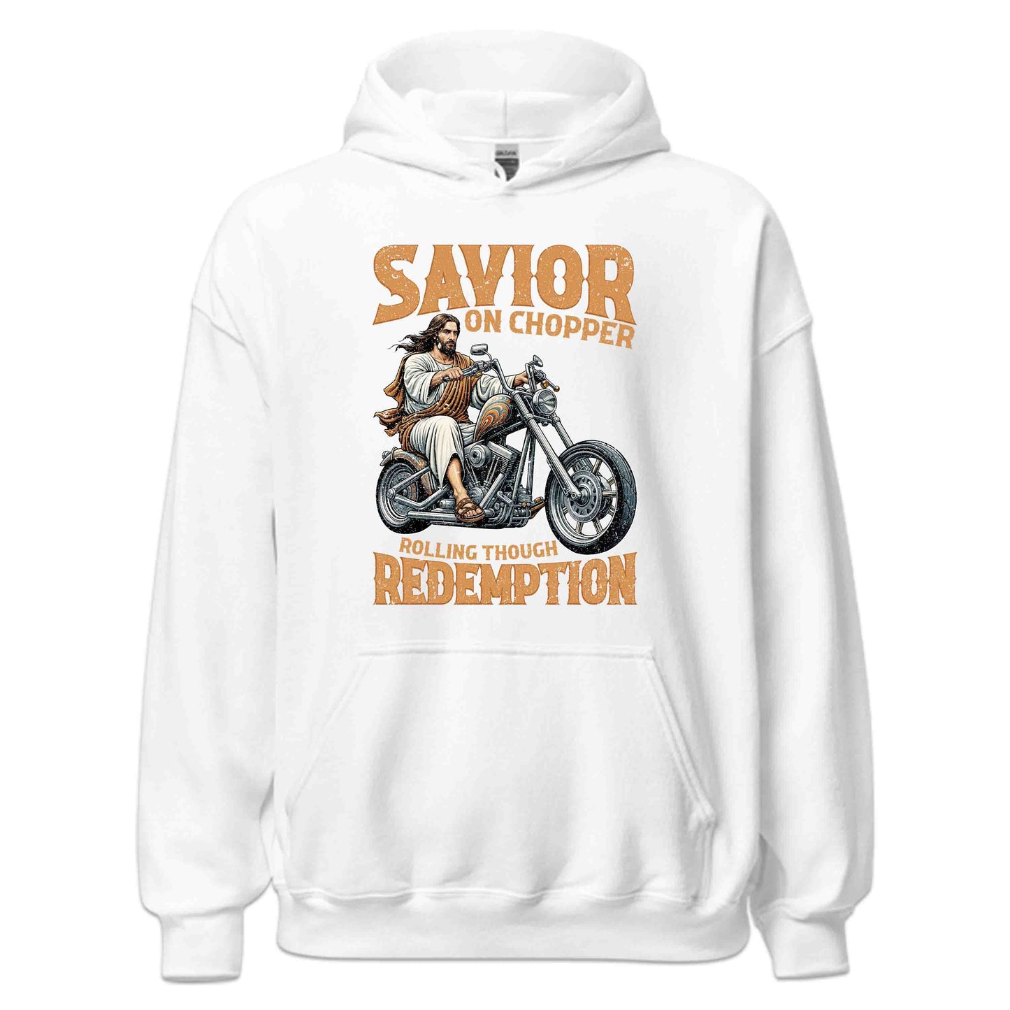Savior On Chopper Jesus Riding Motorcycle Spiritual Biker | PRODUCT CODE: SVRNOCPEDNGMT