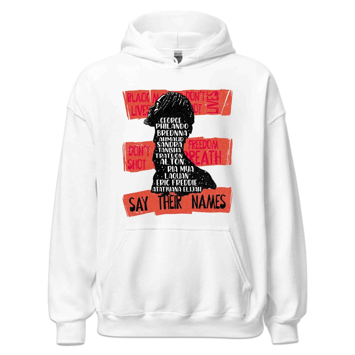 Say Their Names Tribute Black History Month Empowering Protest | PRODUCT CODE: SYTHRISANMSBKJ