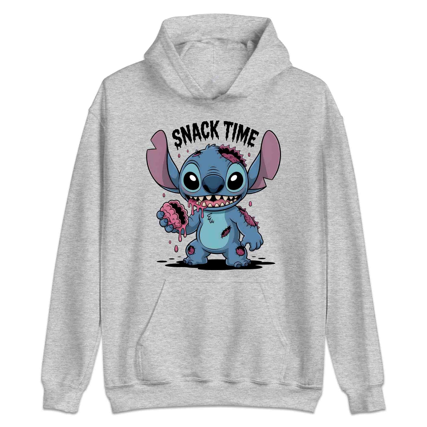 Stitch Zombie Snack Time T-Shirt, Halloween Cartoon Sweatshirt, Kawaii Horror Hoodie | PRODUCT CODE: SYTWBNVC