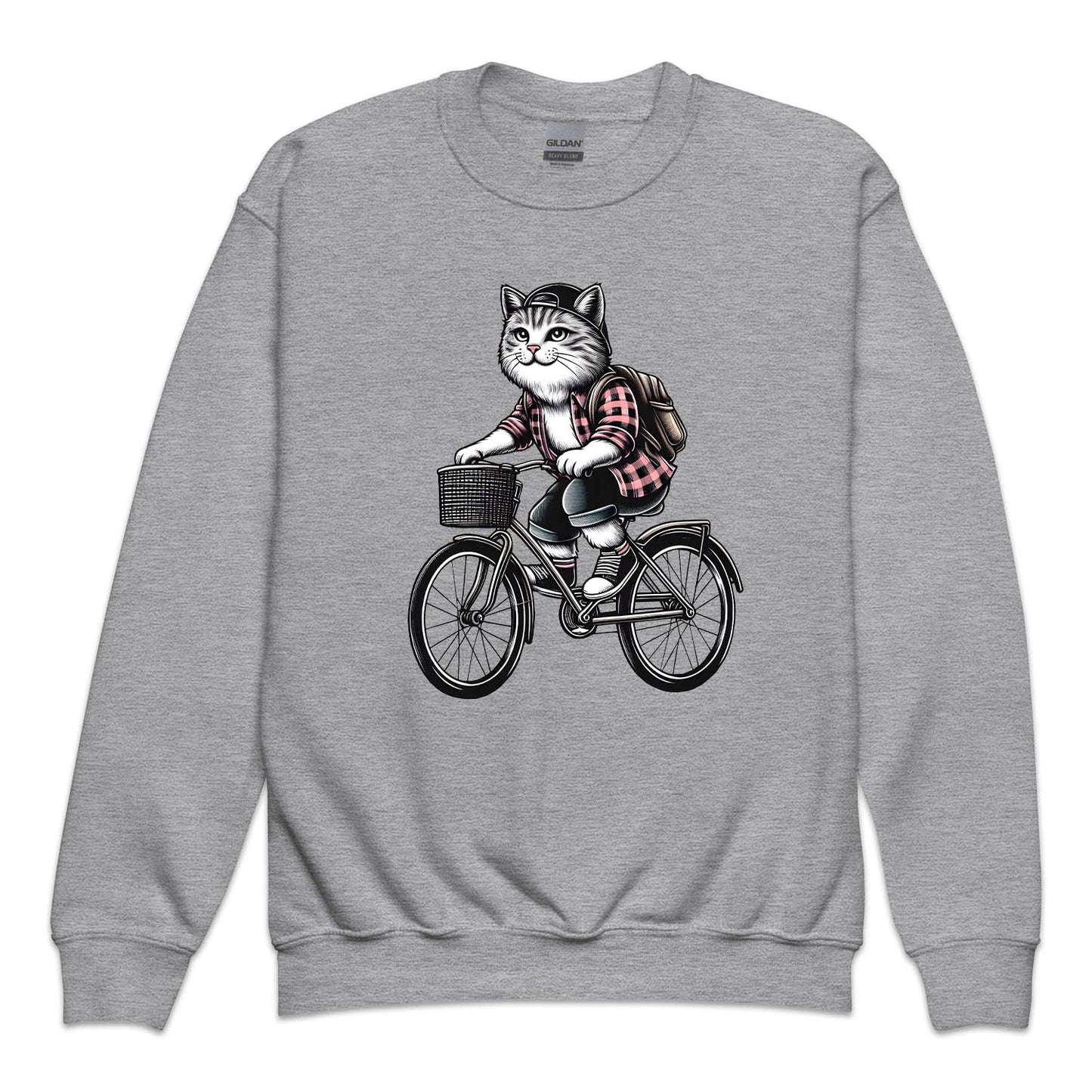 Cat Riding Bicycle Kitty Cycling | PRODUCT CODE: BYCRDGTDE