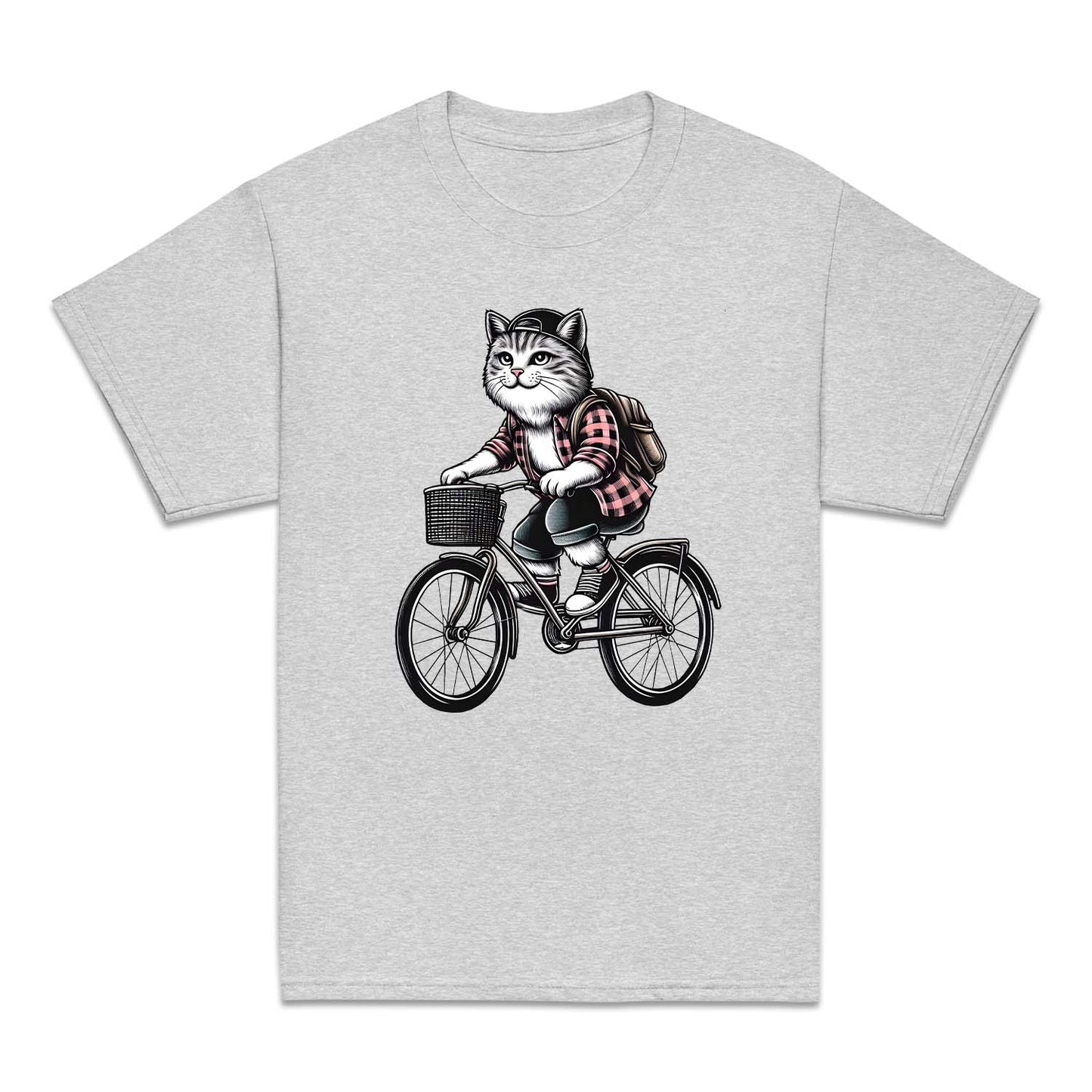Cat Riding Bicycle Kitty Cycling | PRODUCT CODE: BYCRDGTDE