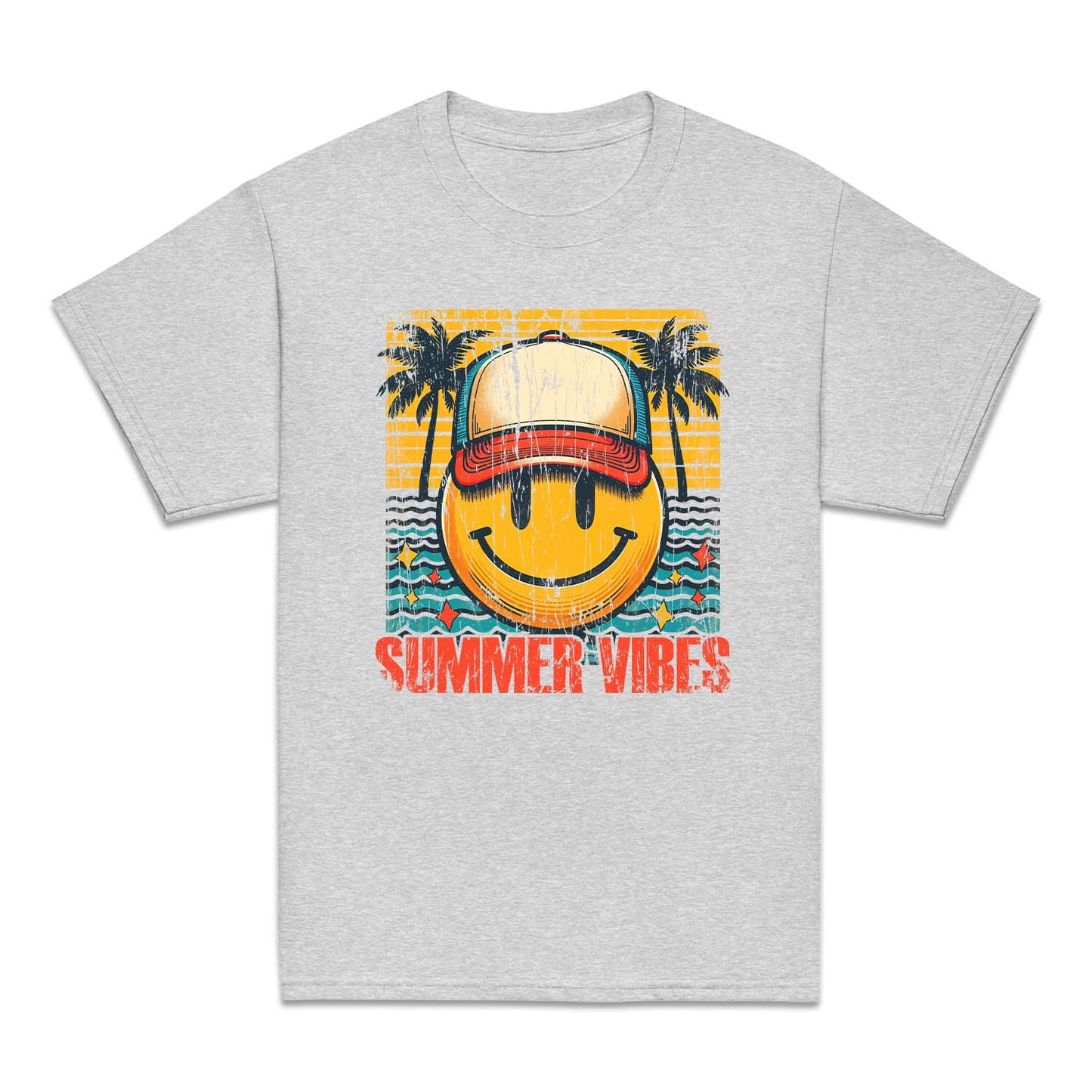 Smiley Face Summer Vibes Tropical Vacation | PRODUCT CODE: SMFCPTUNE