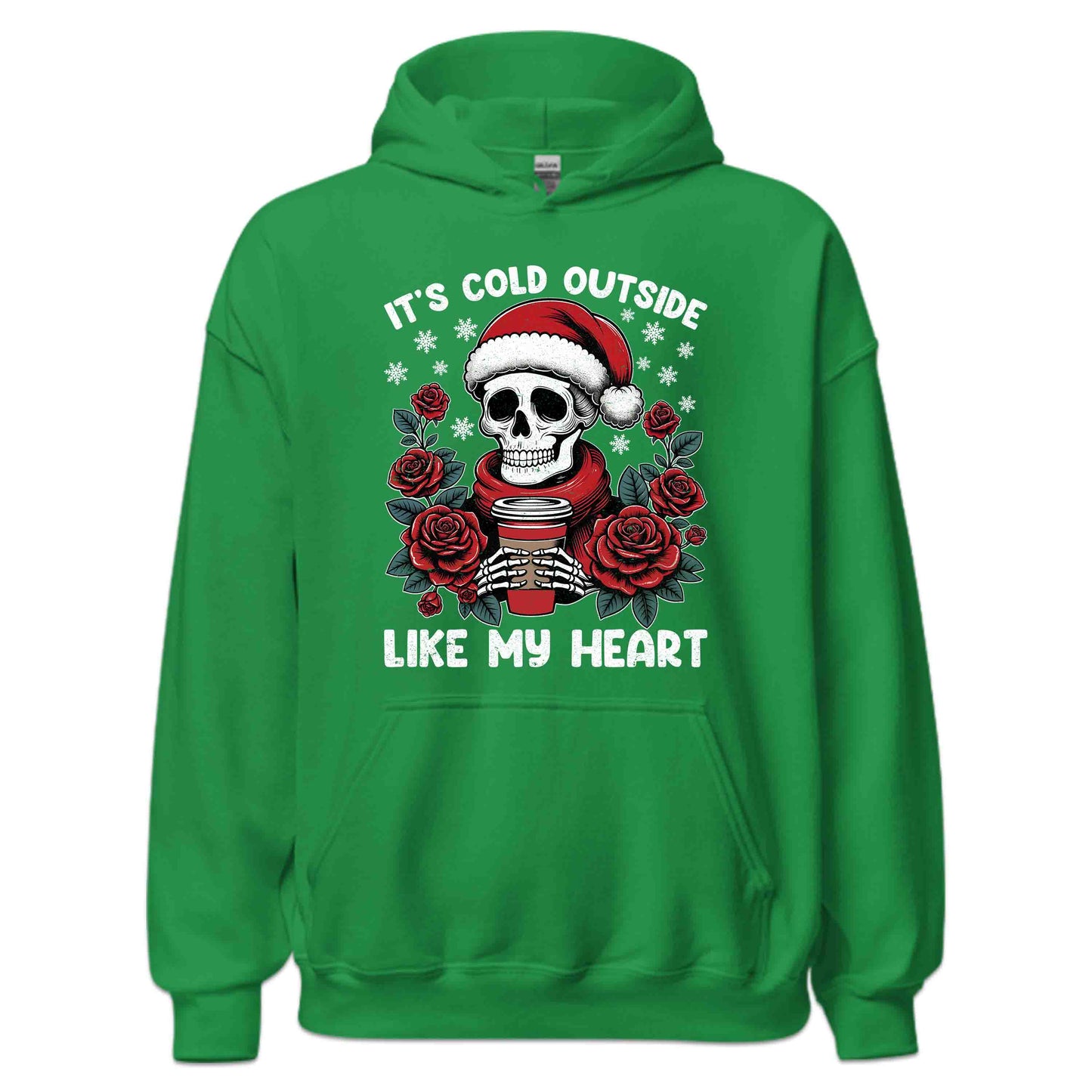 It’s Cold Outside Like My Heart Gothic Christmas Skeleton | PRODUCT CODE: TCHLDULKSGM