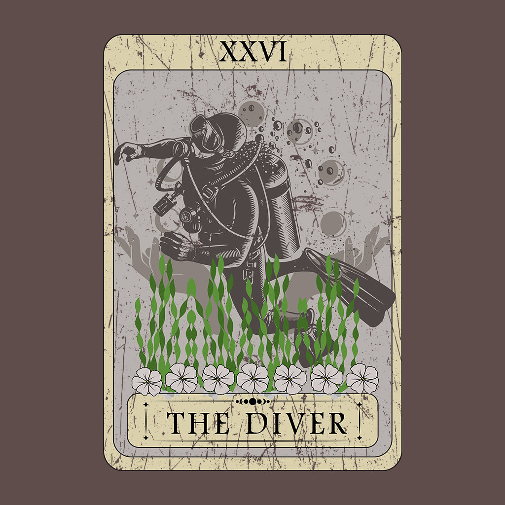 The Diver Tarot Card Scuba Diving | PRODUCT CODE: THDVIRATCD