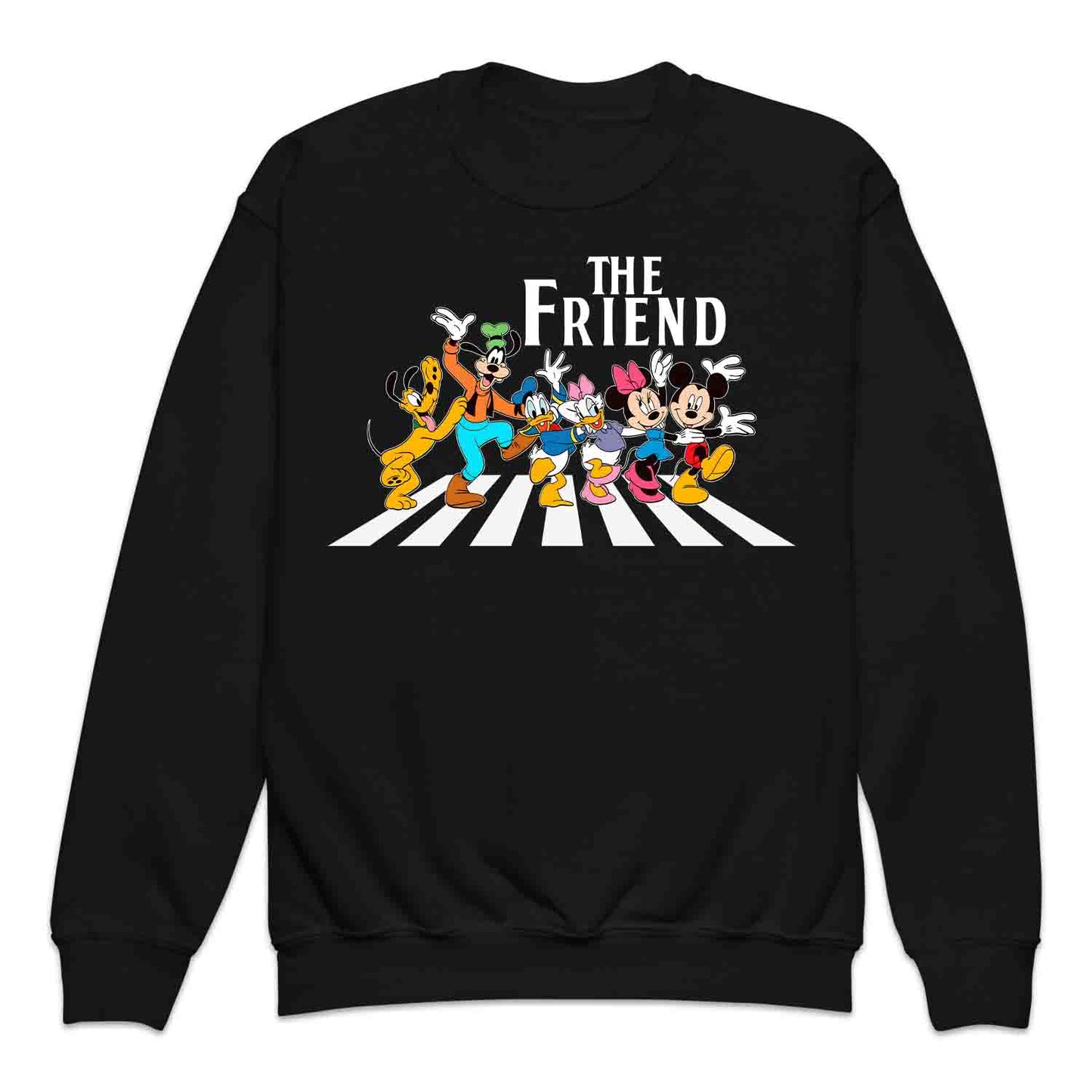 The Friends Disney Kids T-Shirt | Mickey & Friends Walking Abbey Road Kids Jumper | The Beatles Fan Hoodie | PRODUCT CODE: THFERISOANCY