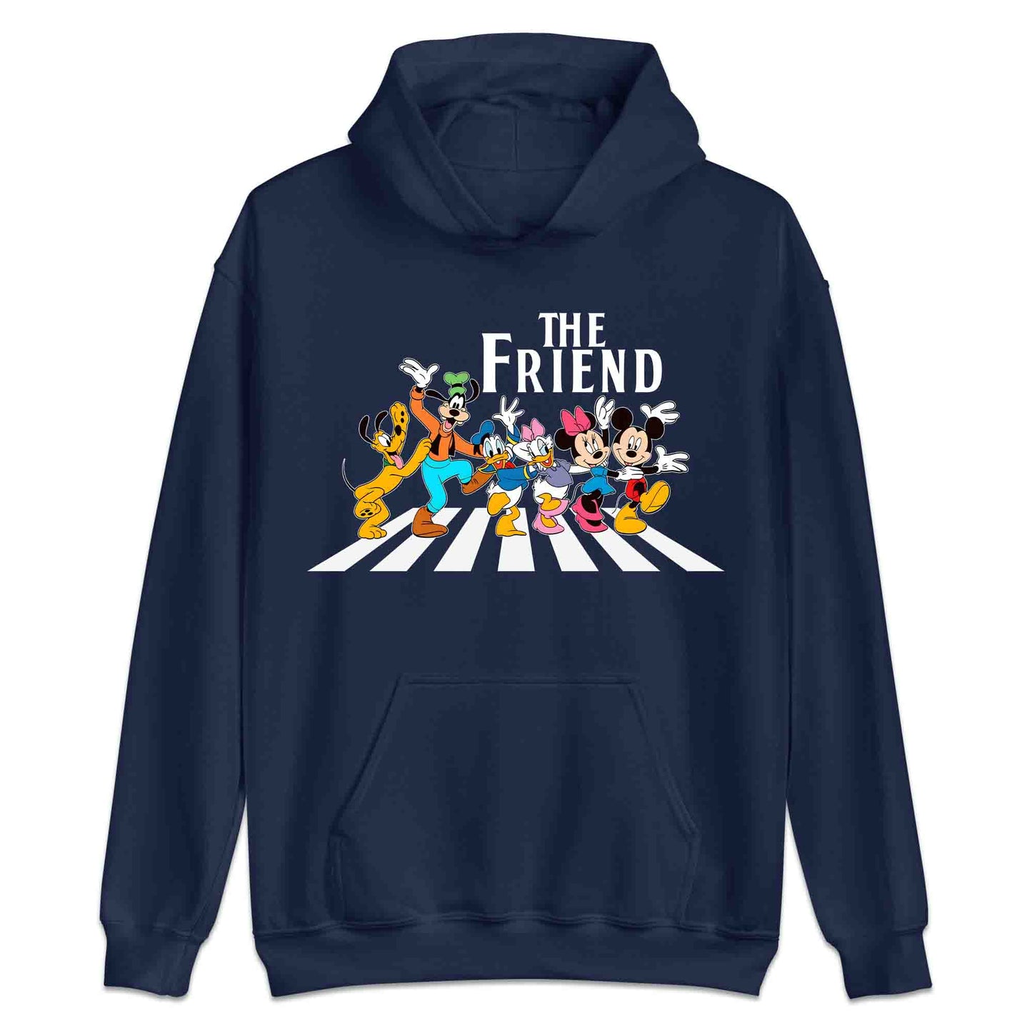 The Friends Disney T-Shirt | Mickey & Friends Walking Abbey Road Jumper | The Beatles Fan Hoodie | PRODUCT CODE: THFERISOANCY