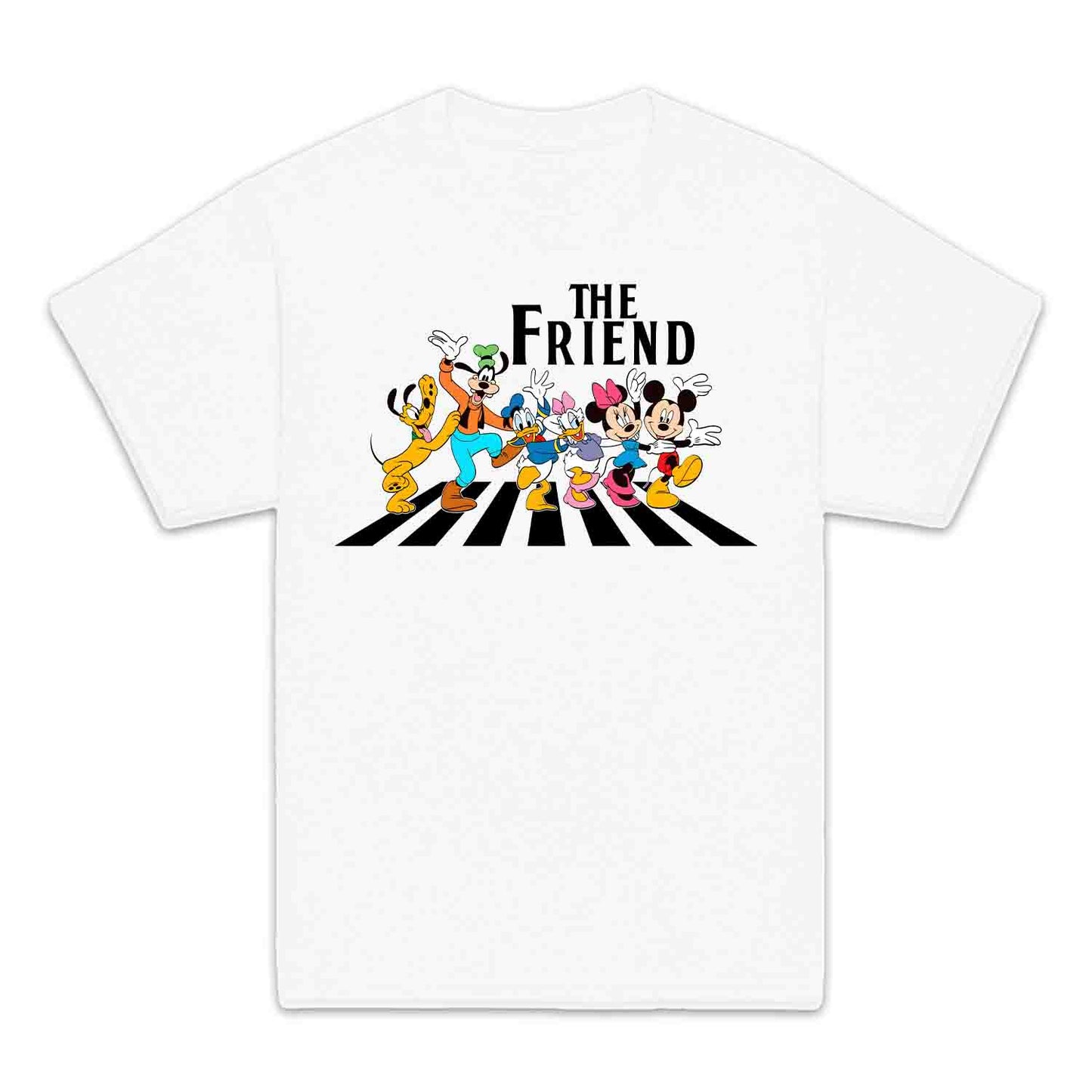 The Friends Disney Kids T-Shirt | Mickey & Friends Walking Abbey Road Kids Jumper | The Beatles Fan Hoodie | PRODUCT CODE: THFERISOANCY