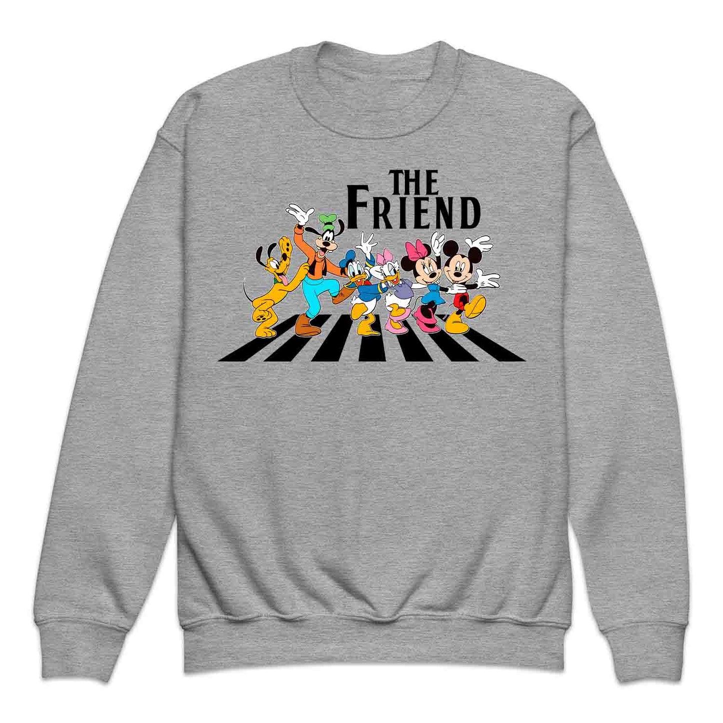 The Friends Disney Kids T-Shirt | Mickey & Friends Walking Abbey Road Kids Jumper | The Beatles Fan Hoodie | PRODUCT CODE: THFERISOANCY