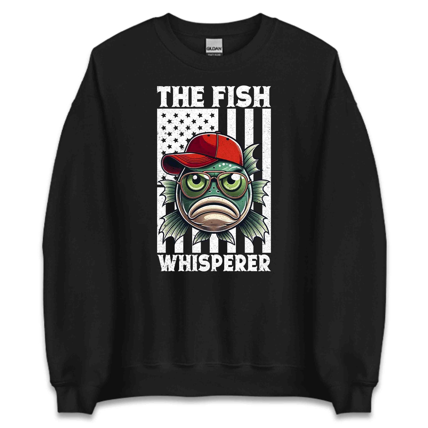 The Fish Whisperer Funny & Patriotic Fishing | PRODUCT CODE: THFWSPREFNYPA