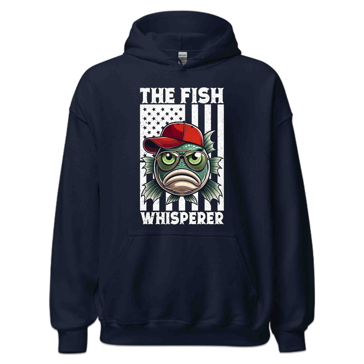 The Fish Whisperer Funny & Patriotic Fishing | PRODUCT CODE: THFWSPREFNYPA