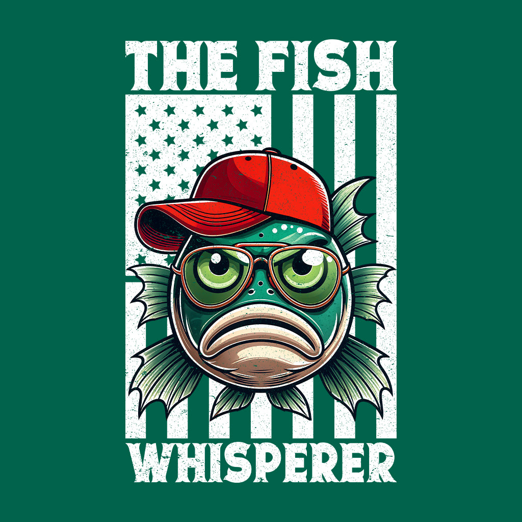 The Fish Whisperer Funny & Patriotic Fishing | PRODUCT CODE: THFWSPREFNYPA