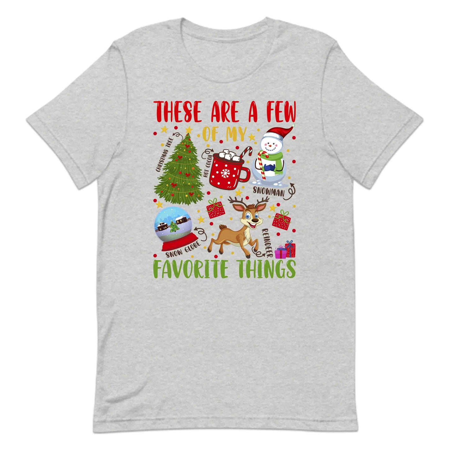 Christmas Favorite Things Reindeer Trees Snowmen Xmas | PRODUCT CODE: THRSWFEVONG