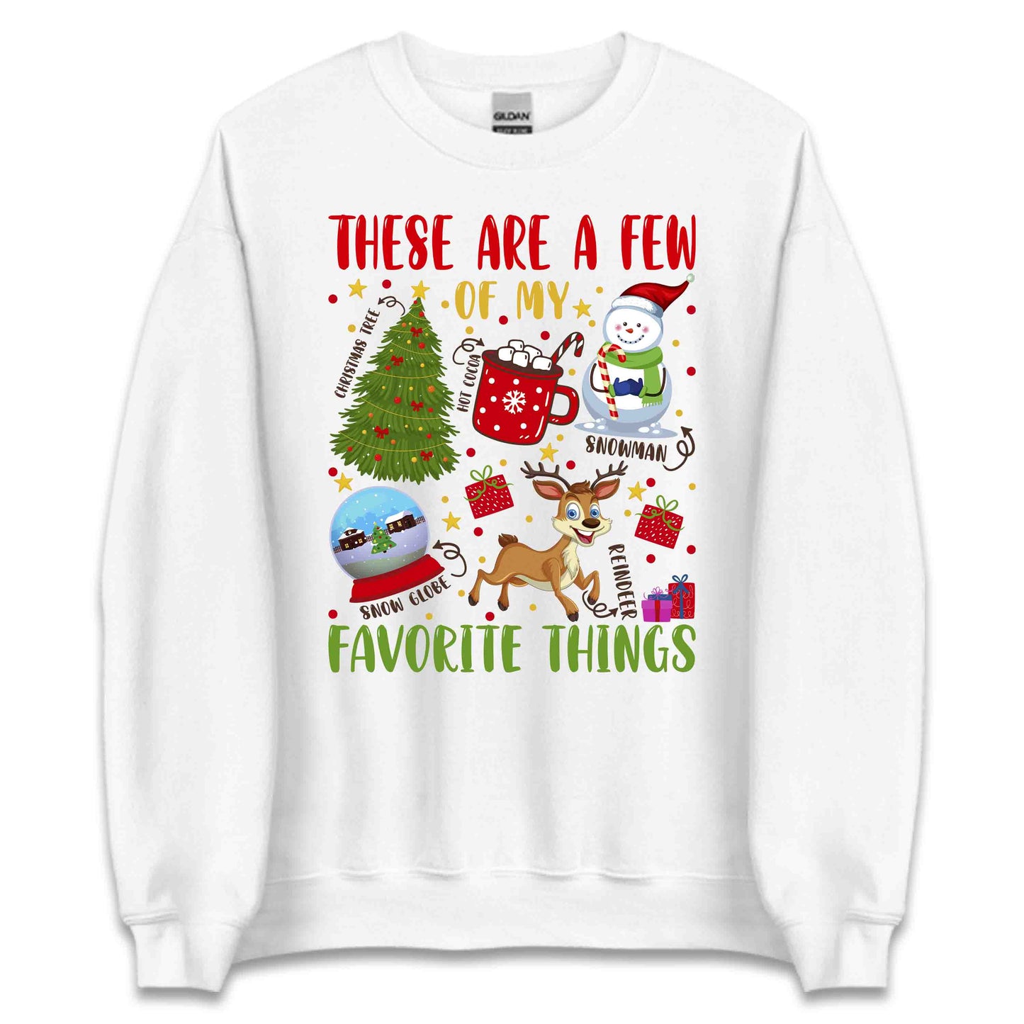 Christmas Favorite Things Reindeer Trees Snowmen Xmas | PRODUCT CODE: THRSWFEVONG