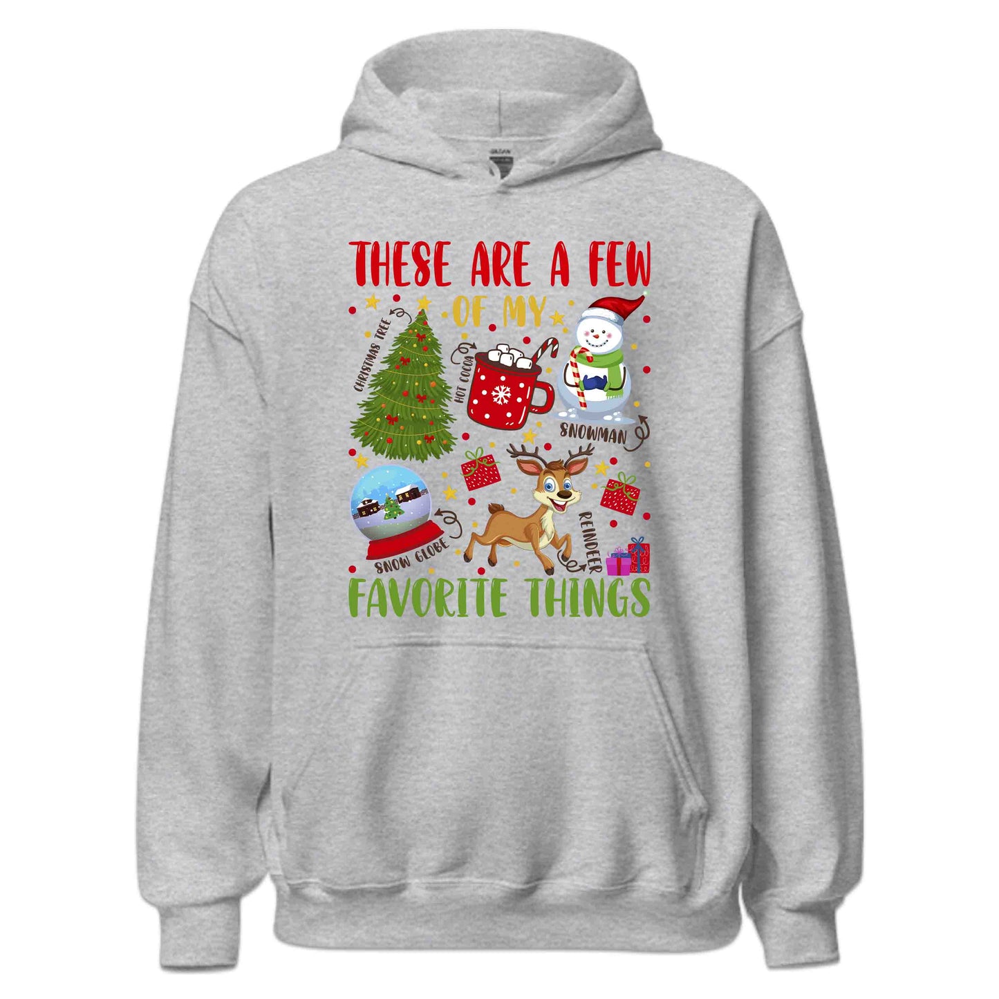 Christmas Favorite Things Reindeer Trees Snowmen Xmas | PRODUCT CODE: THRSWFEVONG