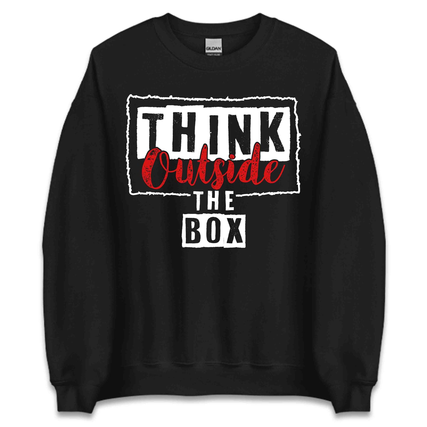 Think Outside the Box Motivational Typography | PRODUCT CODE: TNKHOUSEBXOM
