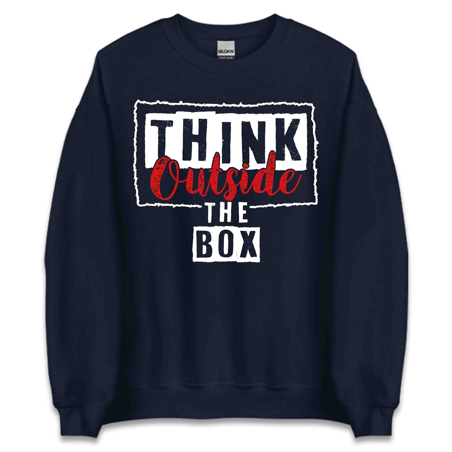 Think Outside the Box Motivational Typography | PRODUCT CODE: TNKHOUSEBXOM
