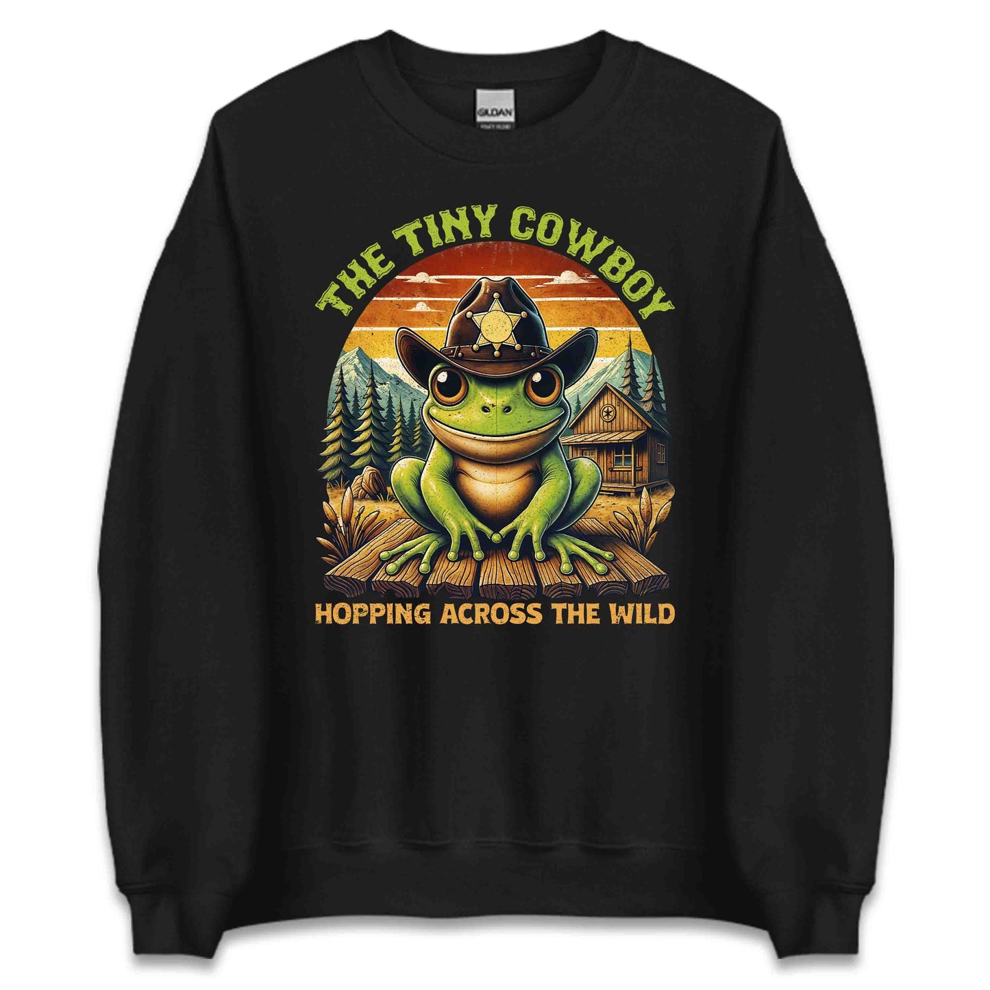 The Tiny Cowboy Frog Western Sheriff Hopping Through the Wild West | PRODUCT CODE: TNYCBWOSTRNO