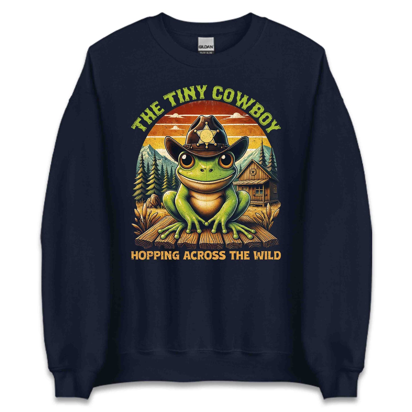 The Tiny Cowboy Frog Western Sheriff Hopping Through the Wild West | PRODUCT CODE: TNYCBWOSTRNO