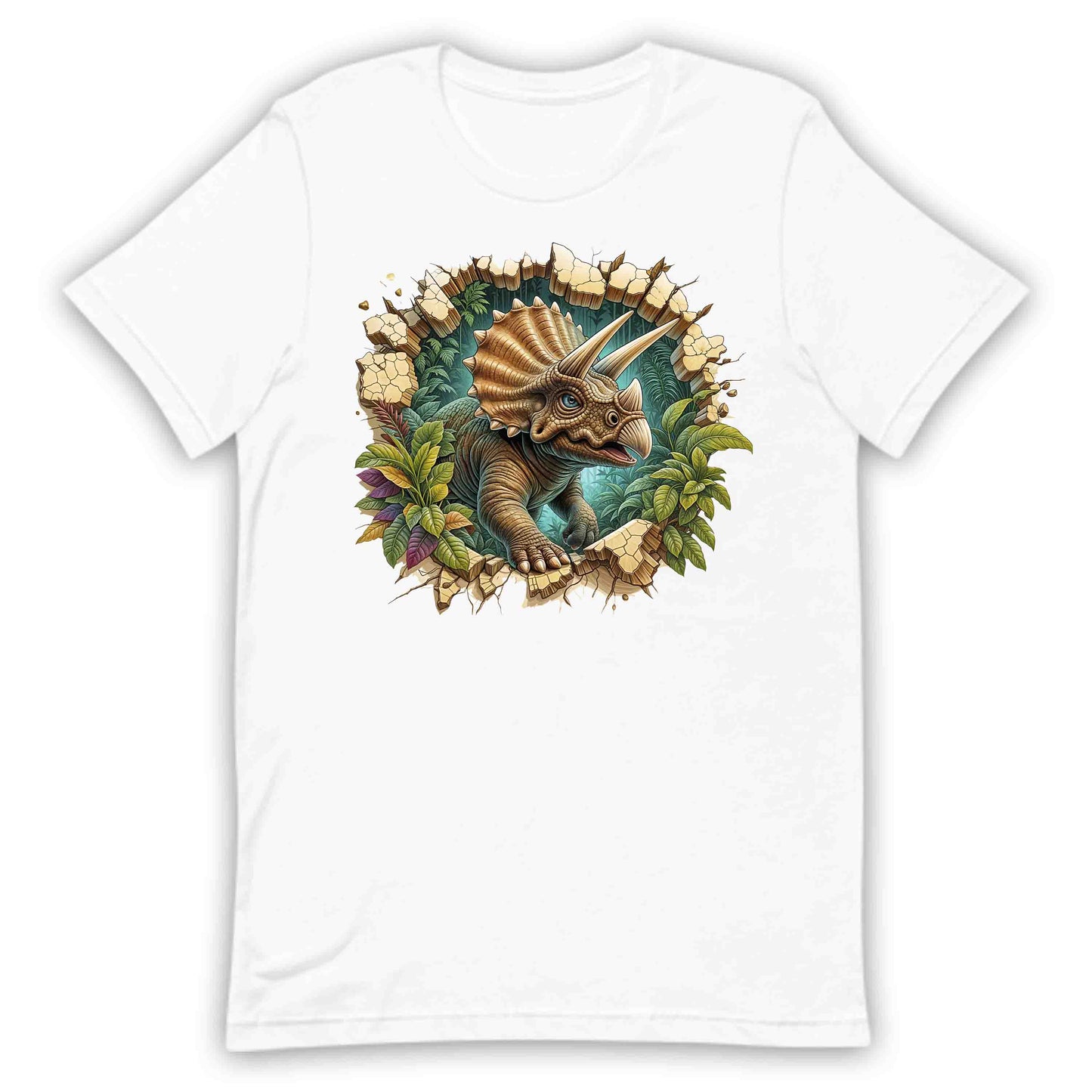 Triceratops Jungle Breakout Epic Triceratops 3D Realistic Jurassic Dino | PRODUCT CODE: TRCPJNGLBRKD