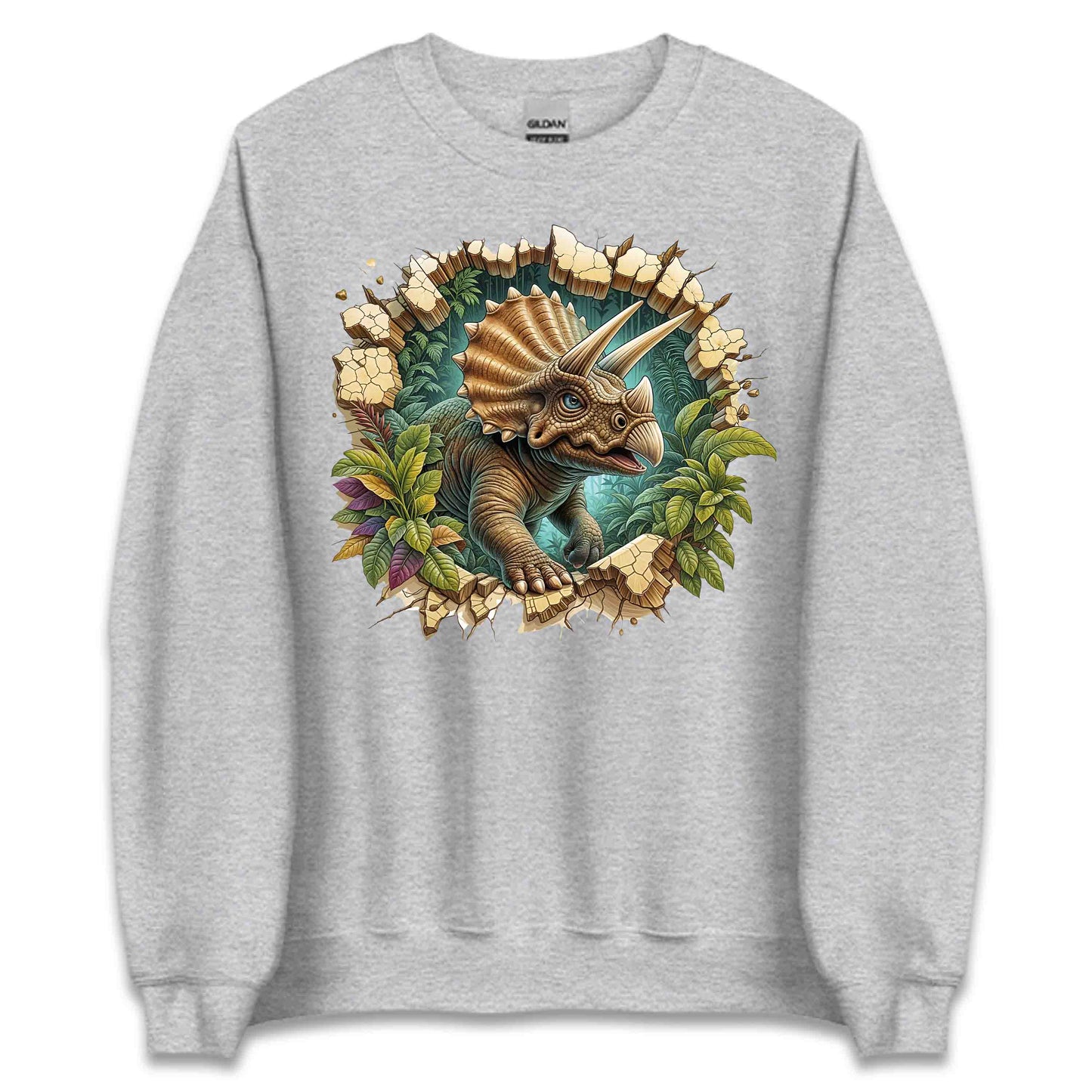 Triceratops Jungle Breakout Epic Triceratops 3D Realistic Jurassic Dino | PRODUCT CODE: TRCPJNGLBRKD