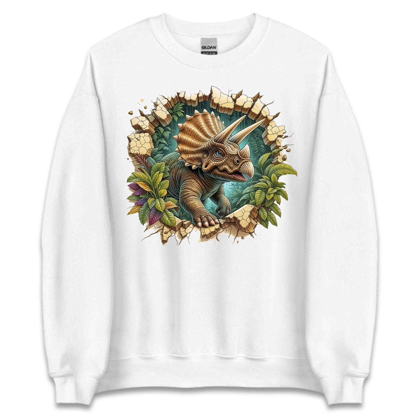 Triceratops Jungle Breakout Epic Triceratops 3D Realistic Jurassic Dino | PRODUCT CODE: TRCPJNGLBRKD