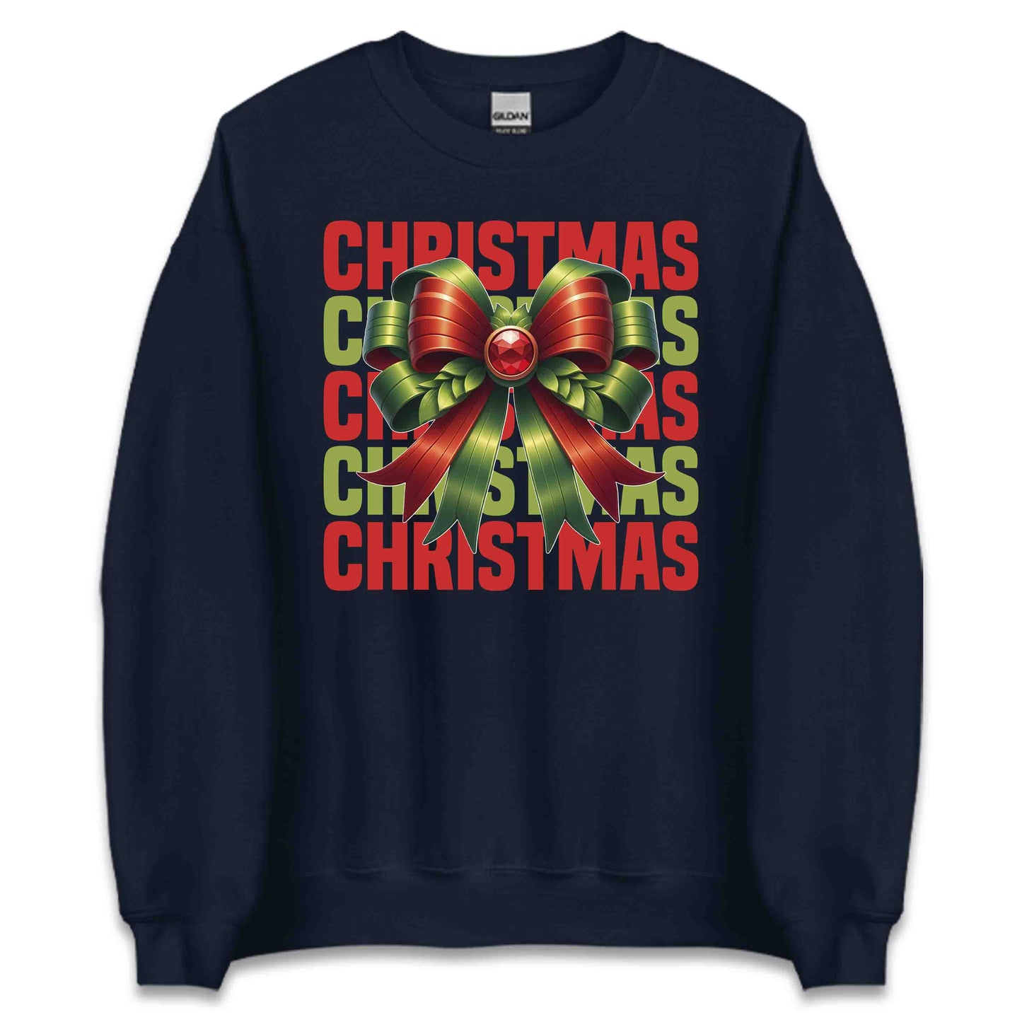 Traditional Christmas Bow Festive Coquette Xmas | PRODUCT CODE: TRDNLCHRBWON