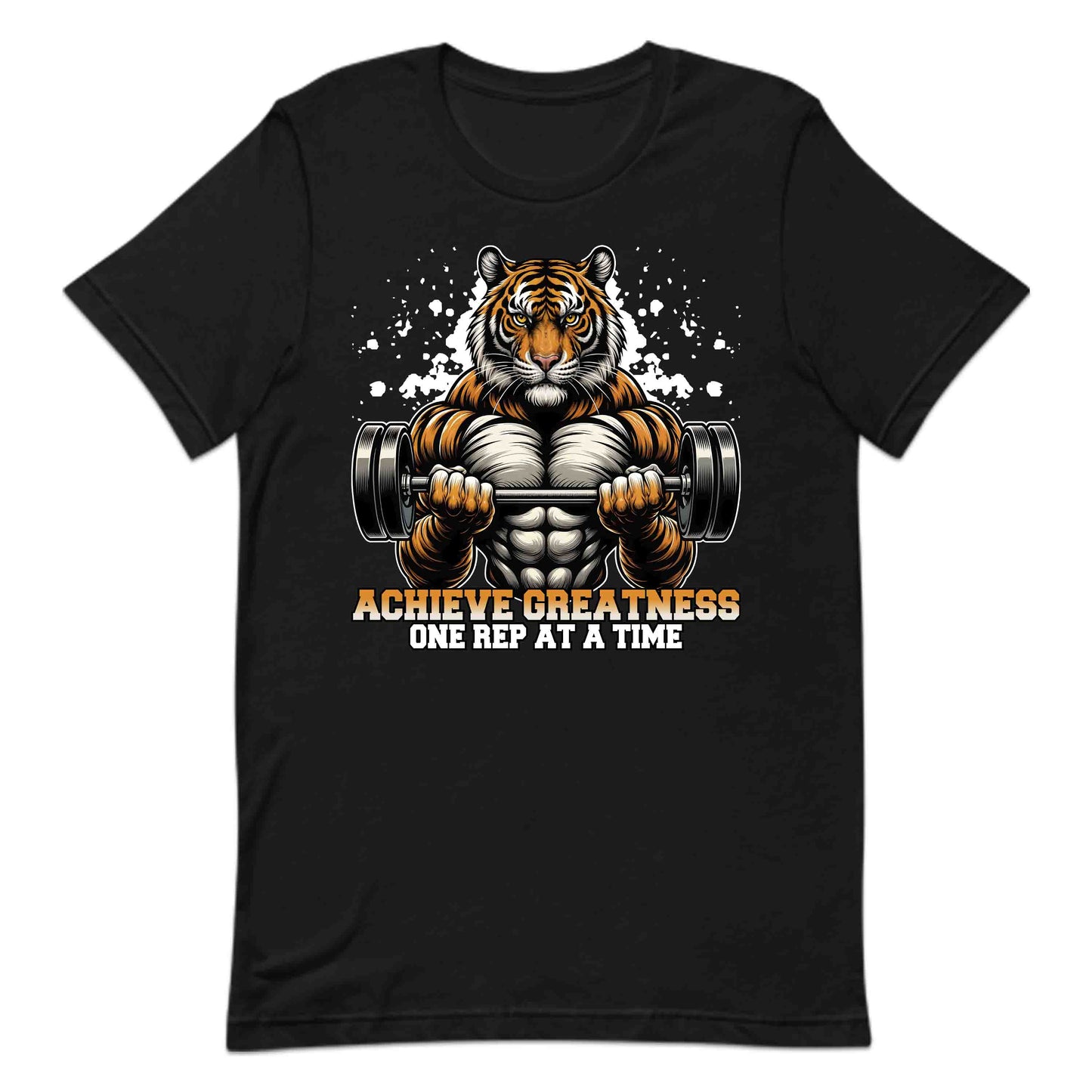 Tiger Bodybuilding Gym Achieve Greatness One Rep At A Time | PRODUCT CODE: TRGEBFYLNACH