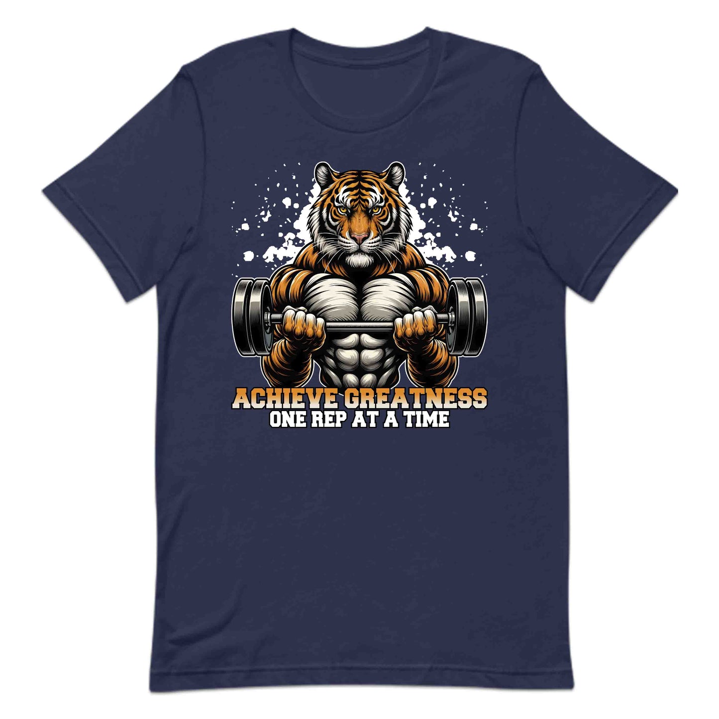 Tiger Bodybuilding Gym Achieve Greatness One Rep At A Time | PRODUCT CODE: TRGEBFYLNACH