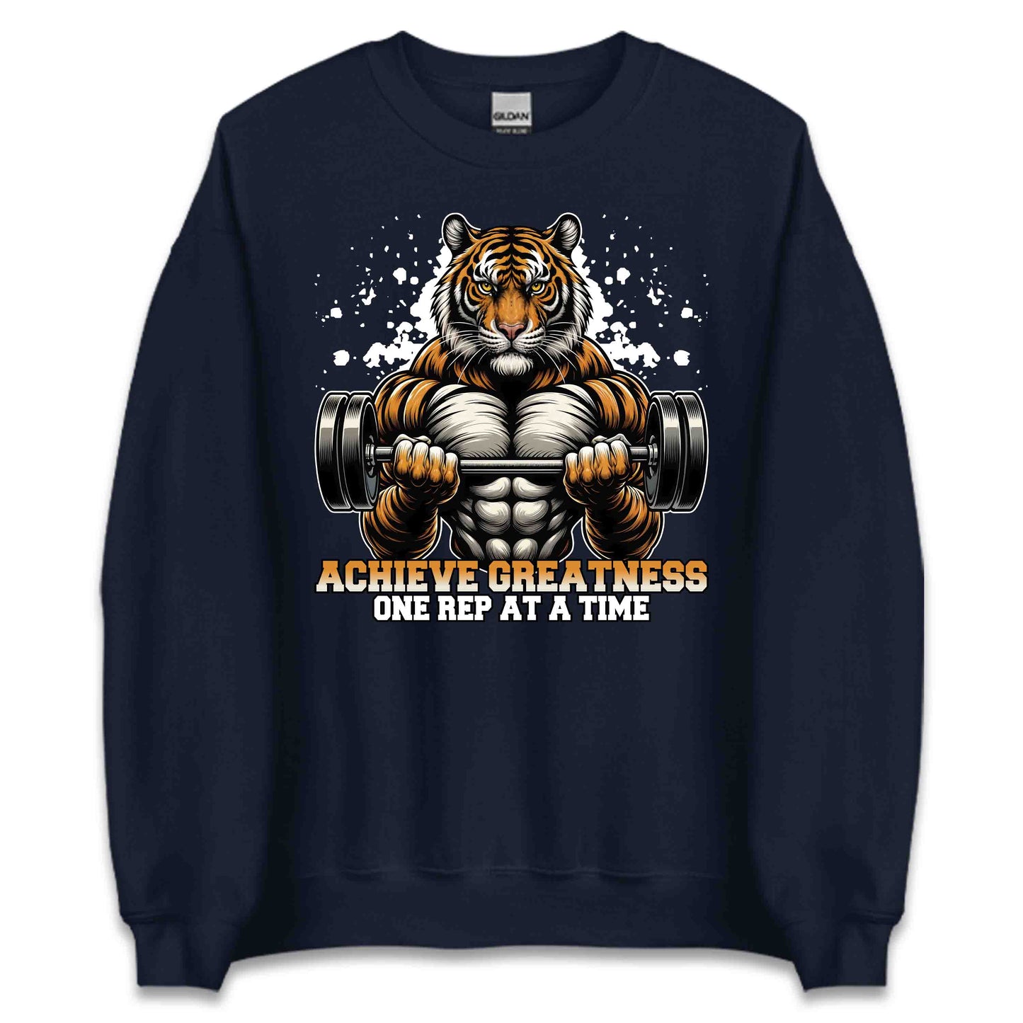 Tiger Bodybuilding Gym Achieve Greatness One Rep At A Time | PRODUCT CODE: TRGEBFYLNACH